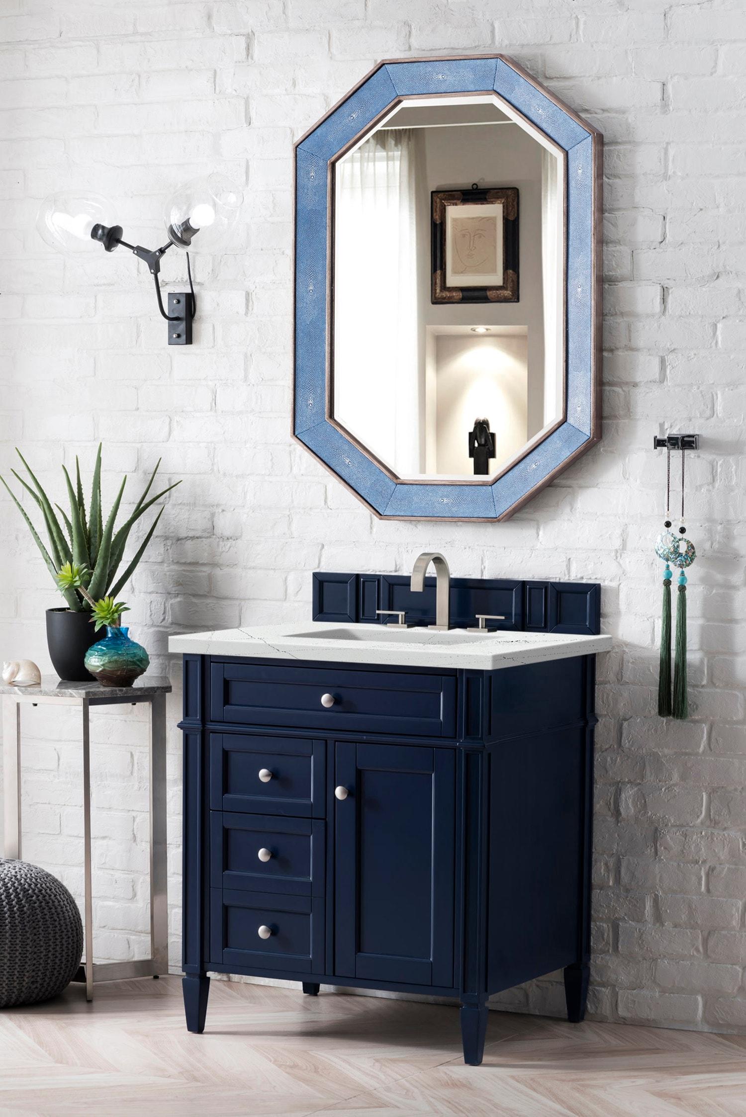 Victory Blue 30'' Freestanding Plywood Single Vanity