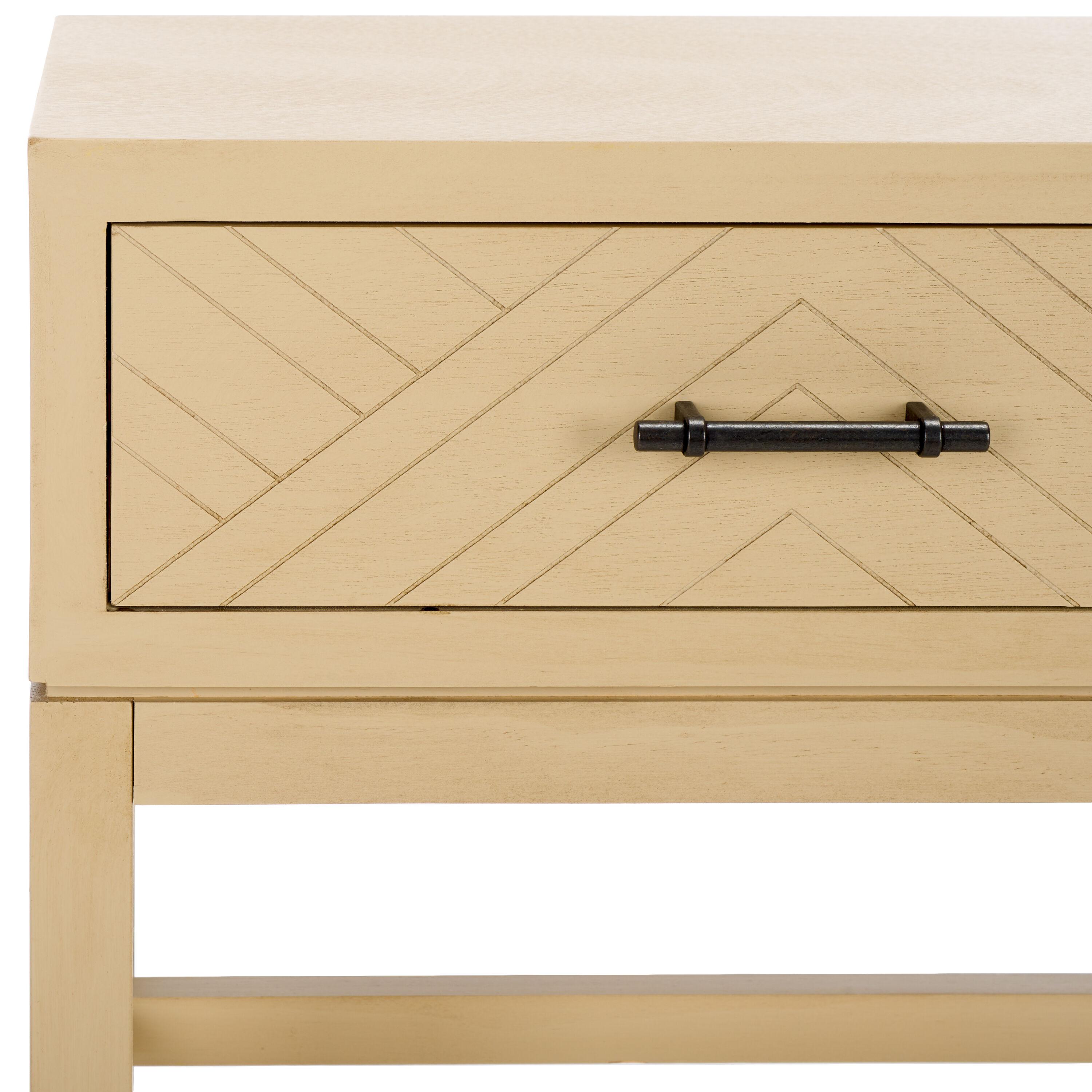 Ajana 2 Drawer Console Table - CNS5709D - Beige - Safavieh