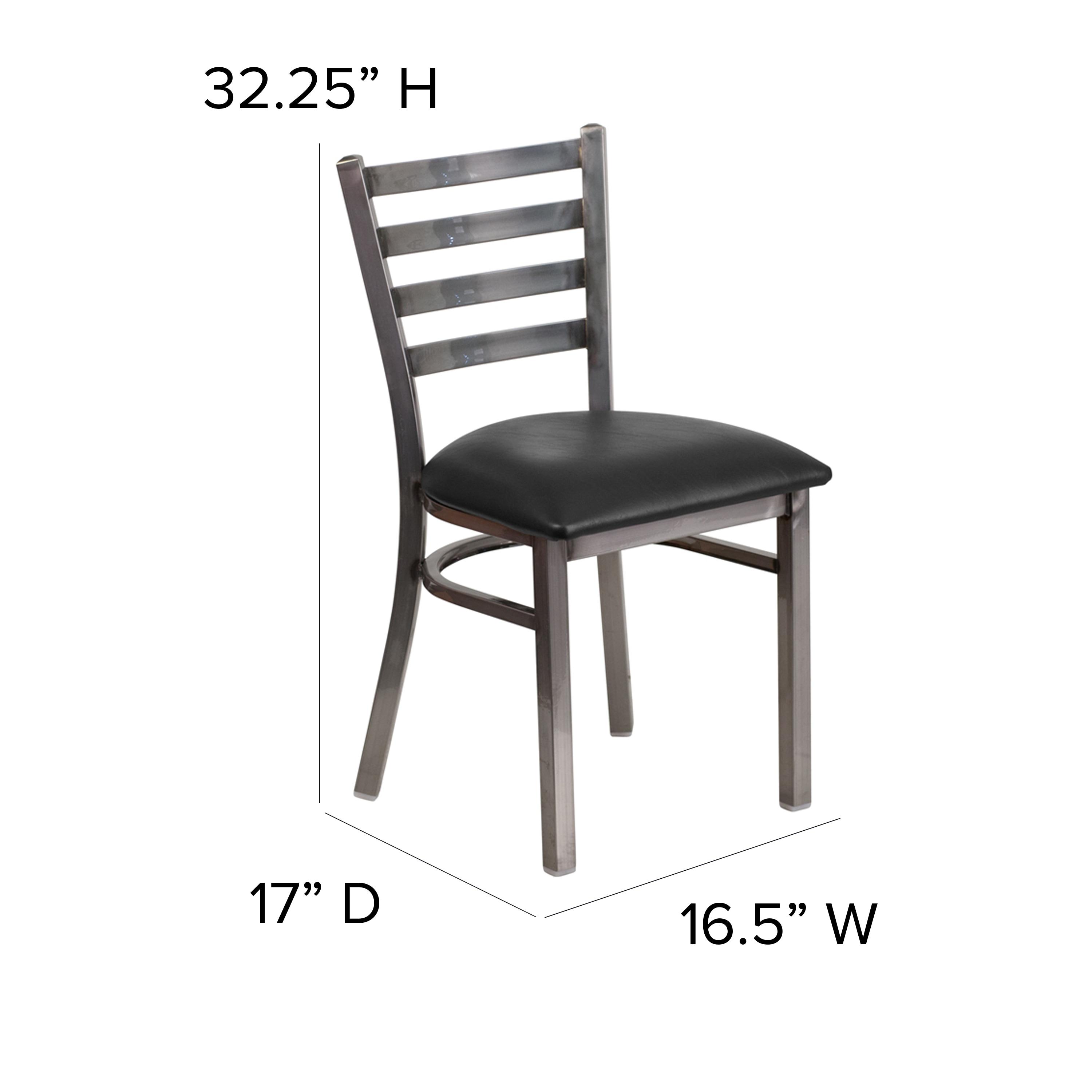 Kendall Ladder Back Metal Restaurant Chair