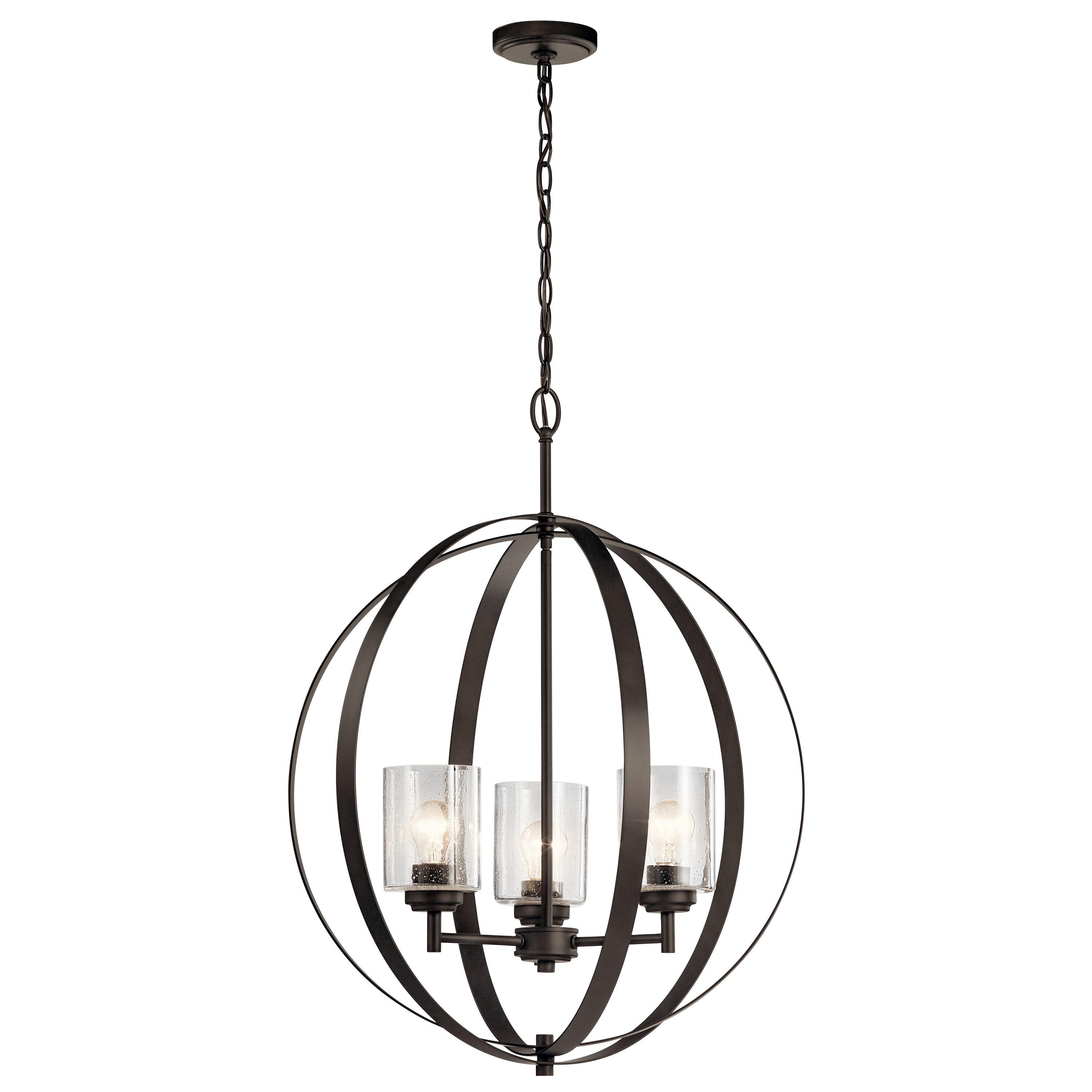 Kichler Lighting 3 - Light Shaded Globe Chandelier