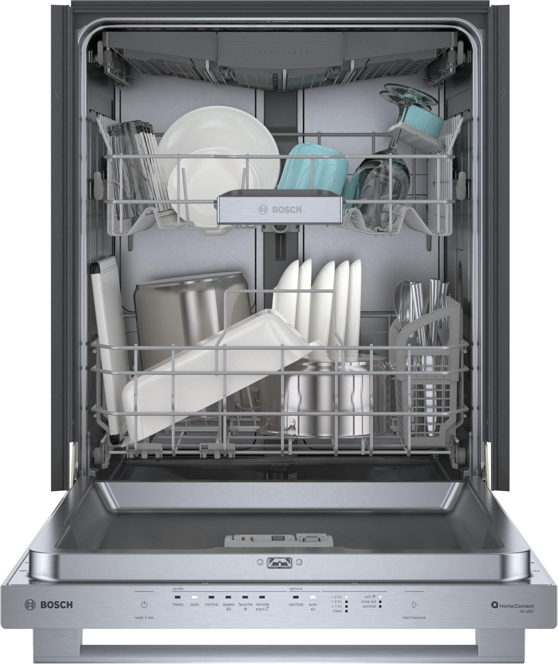 500 Series 24" Stainess Steel Top Control Built-In Dishwasher with Stainless Steel Tub and Flexible 3Rd Rack