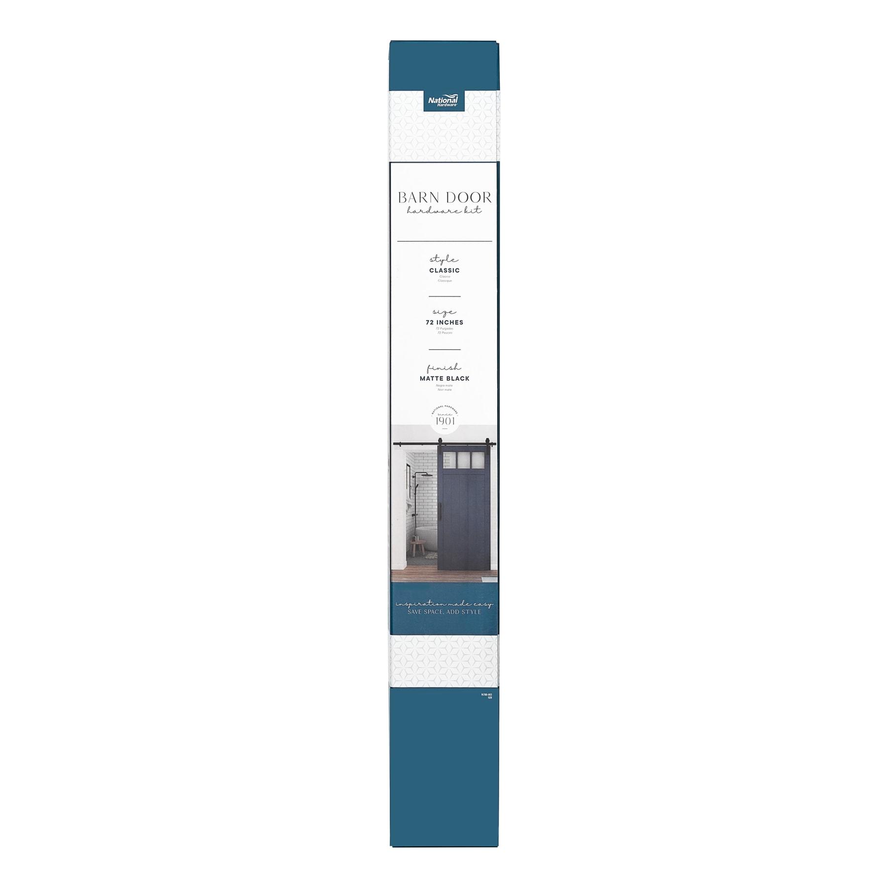 National Hardware Standard Single Barn Door Hardware Kit