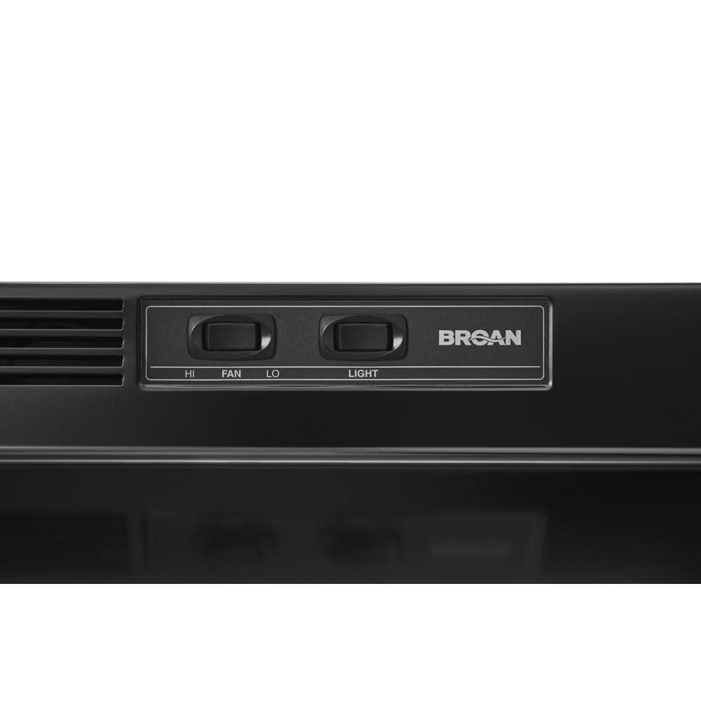 Broan NuTone 30" Steel 190 CFM Ductless (Non-Vented) Under Cabinet Range Hood with Charcoal Filter