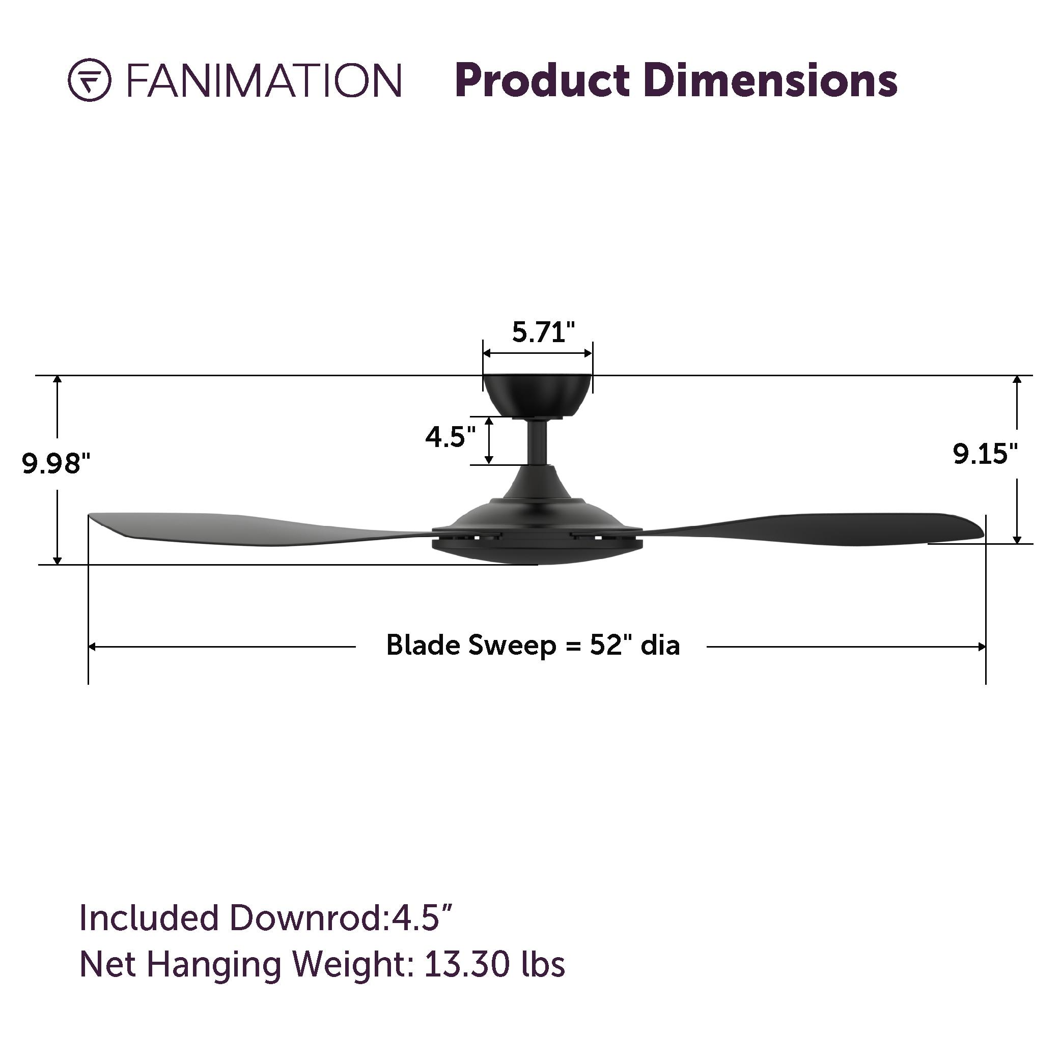 Glideaire Ceiling Fan (52")