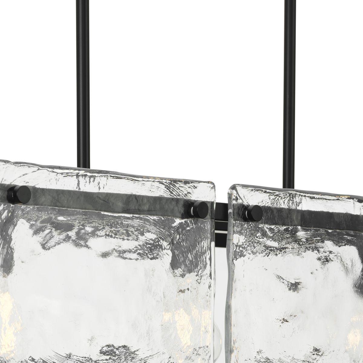 Progress Lighting Rivera 5 - Light Dimmable Linear Chandelier