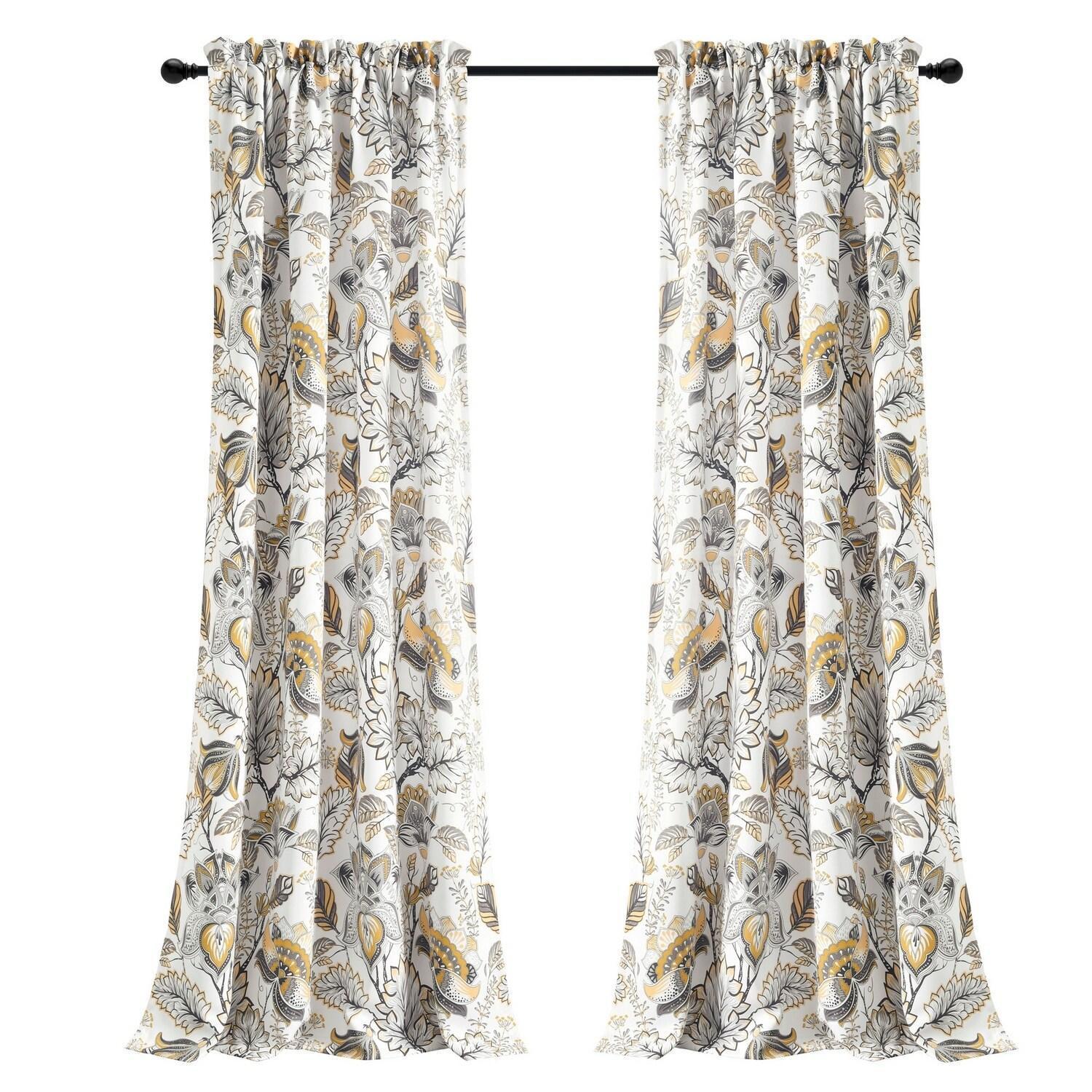 Polyester Curtain Pair (Set of 2)