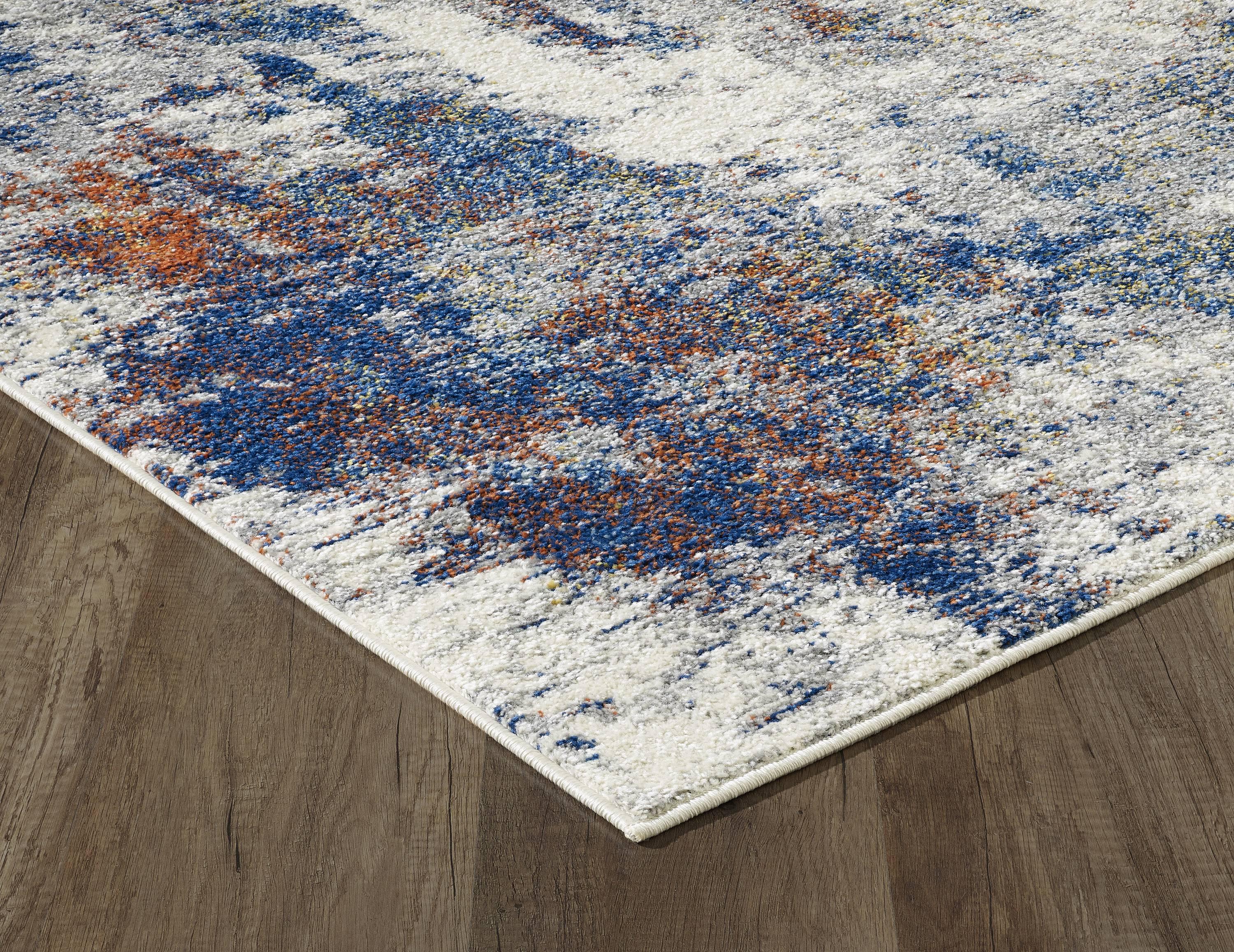 Totti Aries 6' x 9' Rectangular Polypropylene Vintage Rug in Cream/Multicolor