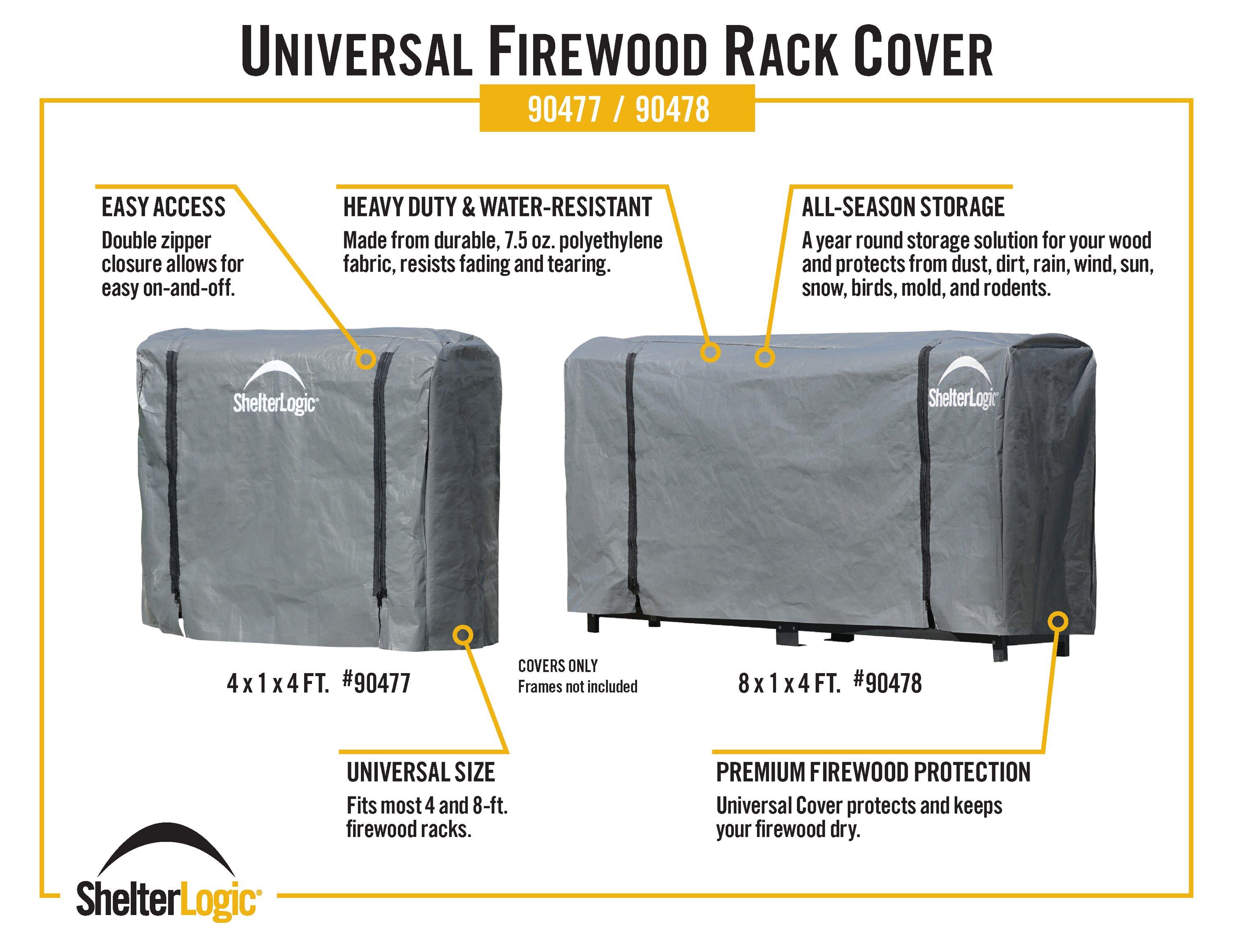 Firewood Rack Full Length Cover