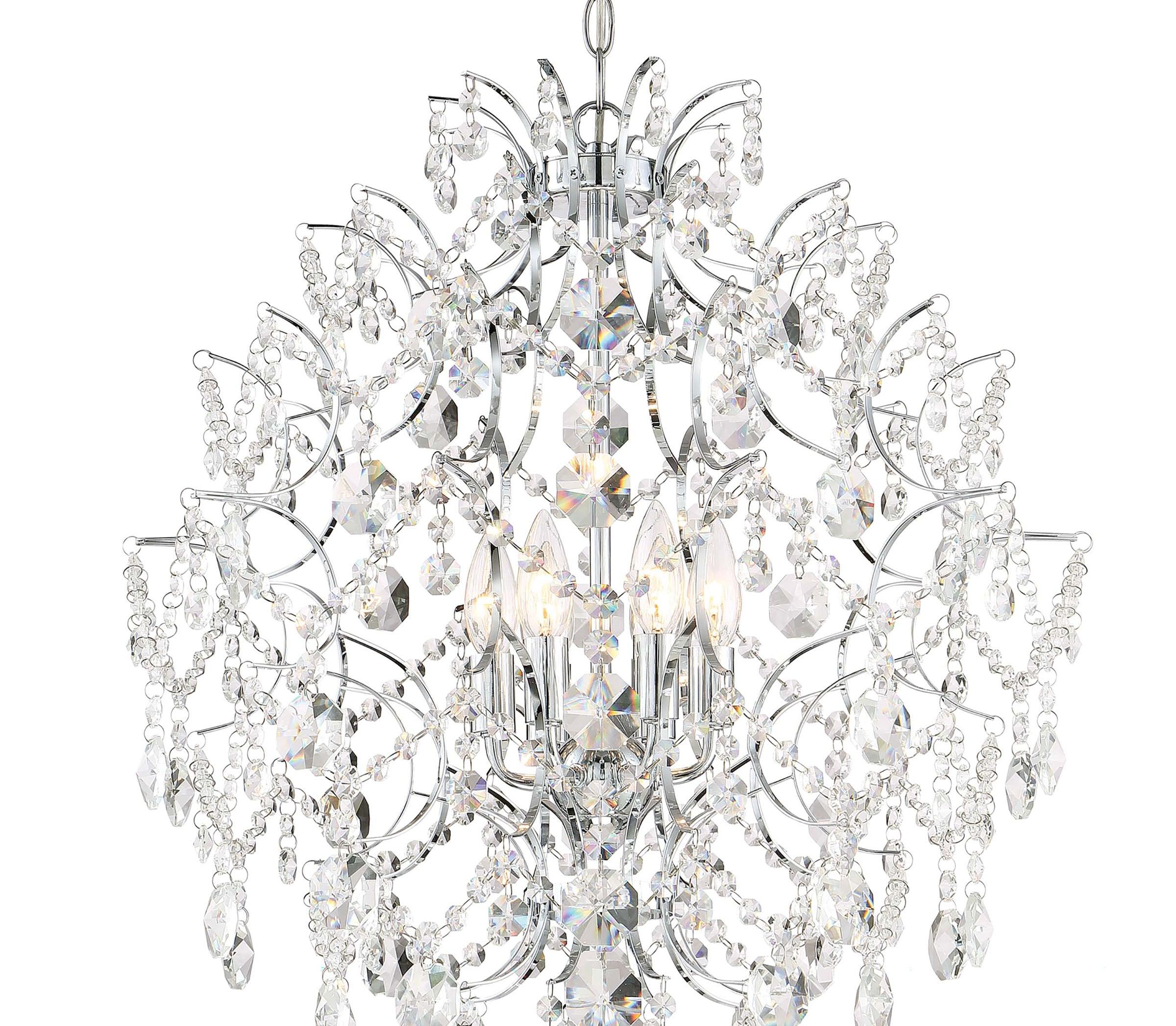 Minka Lavery Isabella's Crown 6 - Light Dimmable Globe Chandelier
