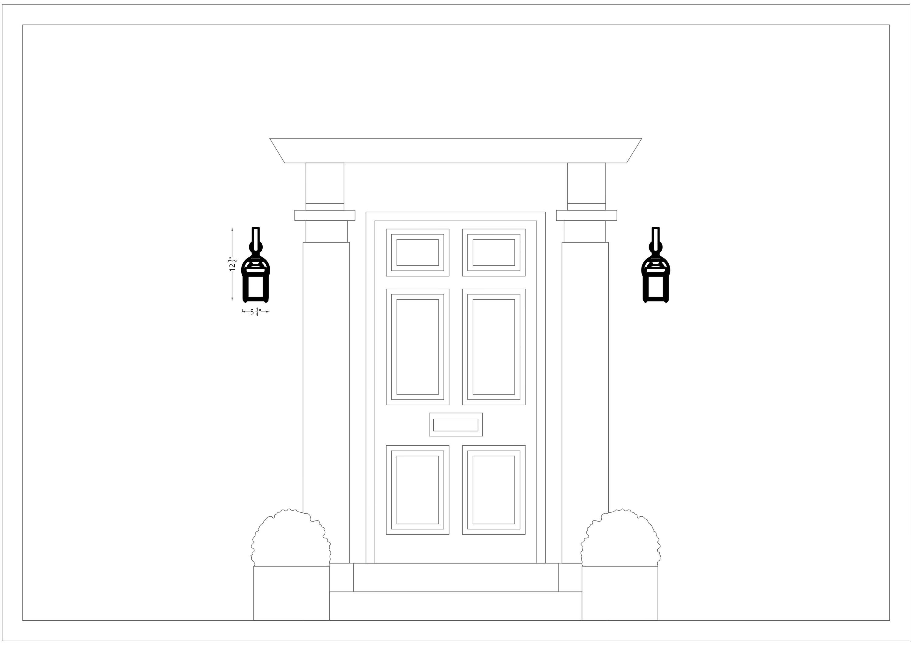 Jamestowne Traditional Black Outdoor Wall Sconce with Energy Star