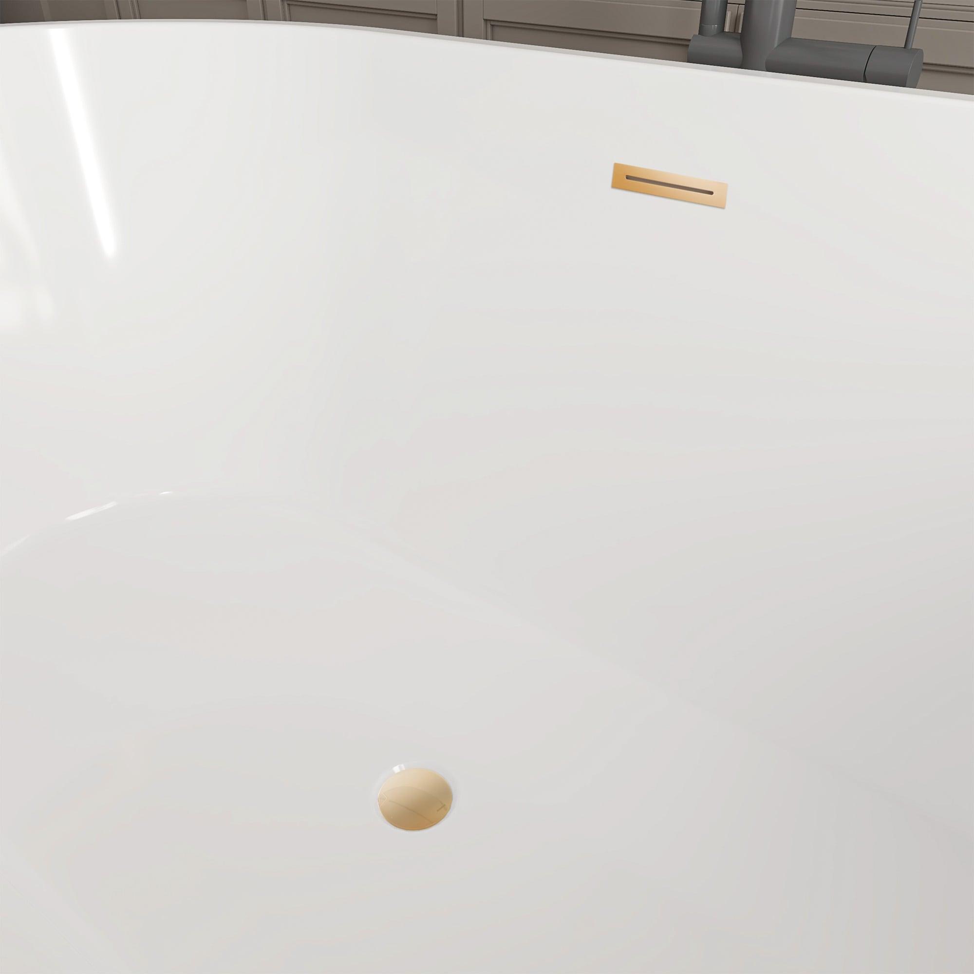Chloe Freestanding Soaking Acrylic Bathtub
