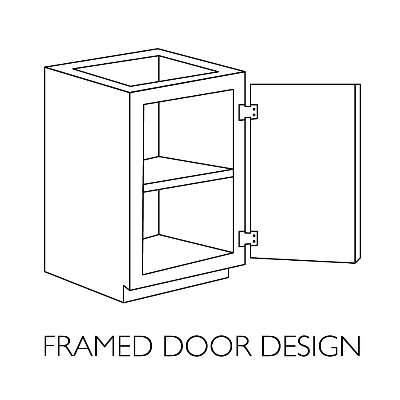Design House Concord Bathroom Vanity Without Top in White, Unassembled, 30-inch