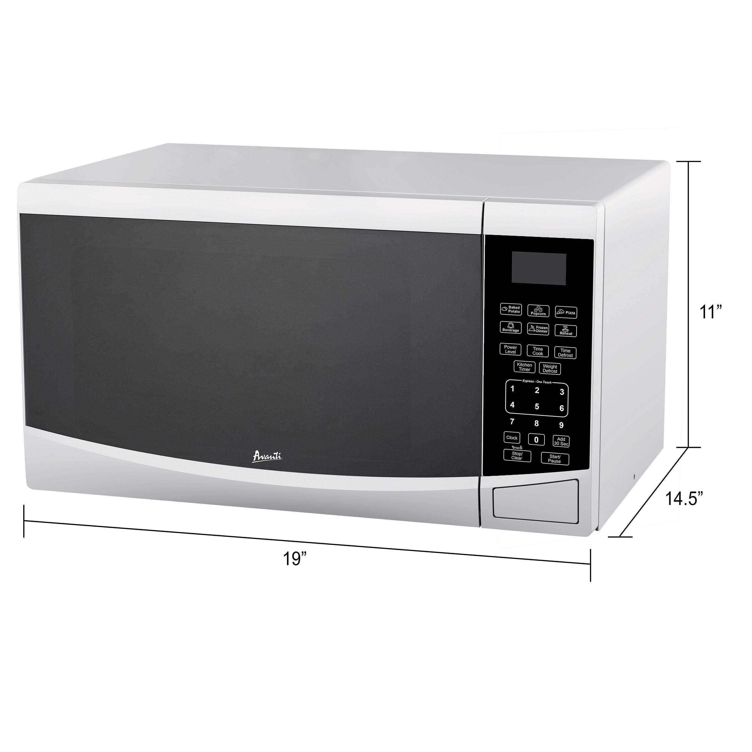 Avanti Countertop Microwave Oven, 0.9 cu. ft.