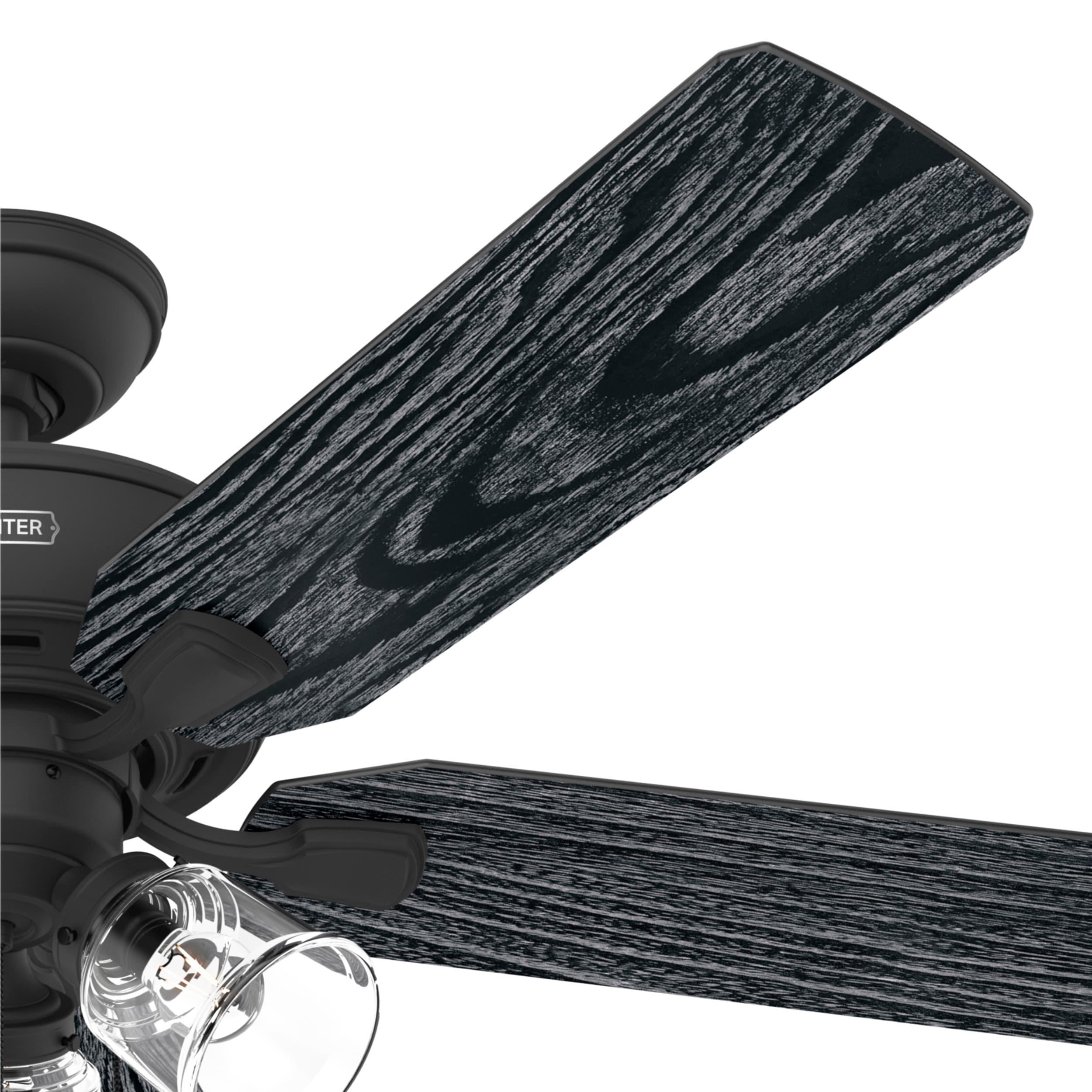 52" Rosner 5 - Blade Ceiling Fan With Lights and Pull Chains