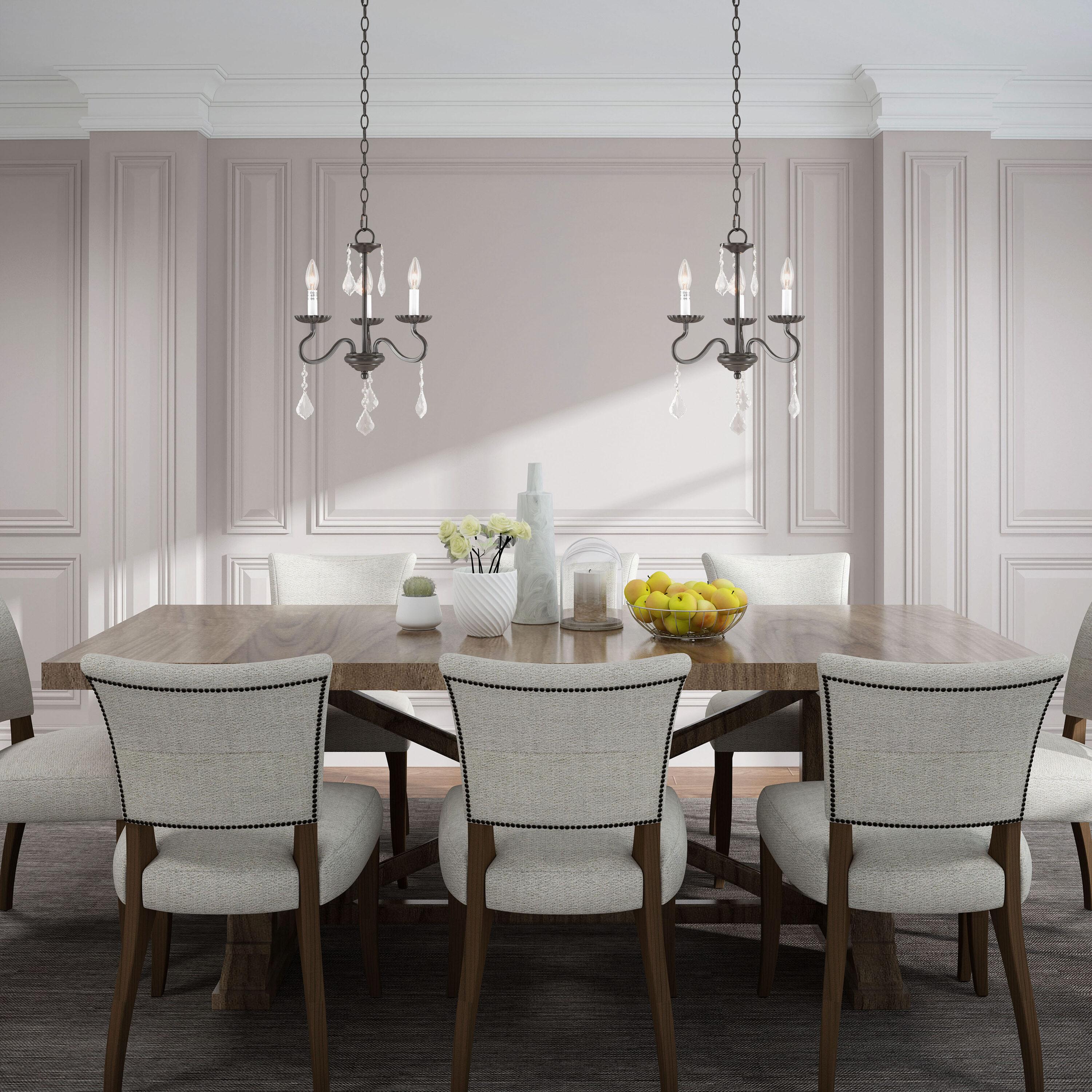 Livex Lighting - Callisto - 3 Light Mini Chandelier in Traditional Style - 14