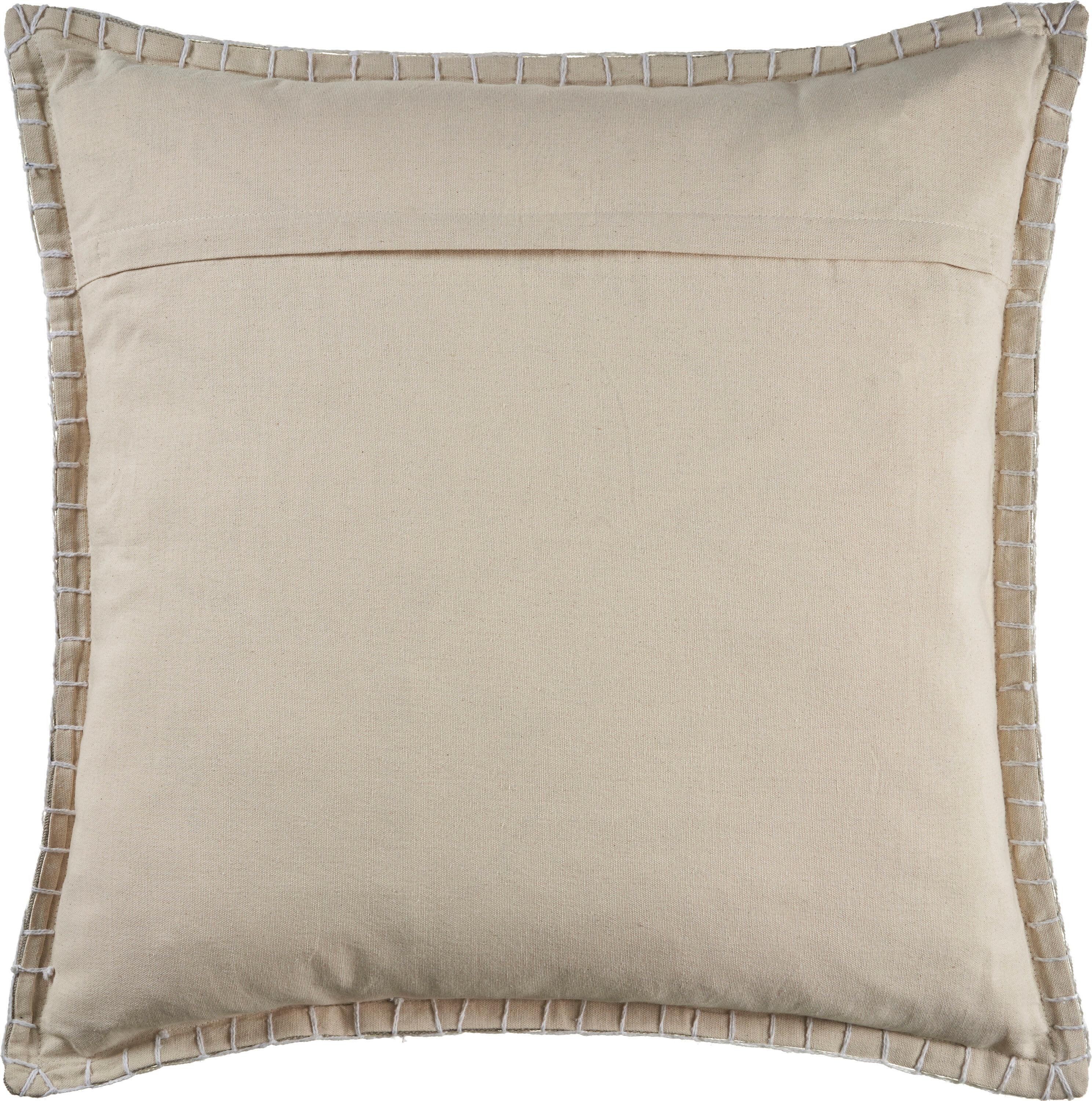 LR Home Embroidered Edged Throw Pillow