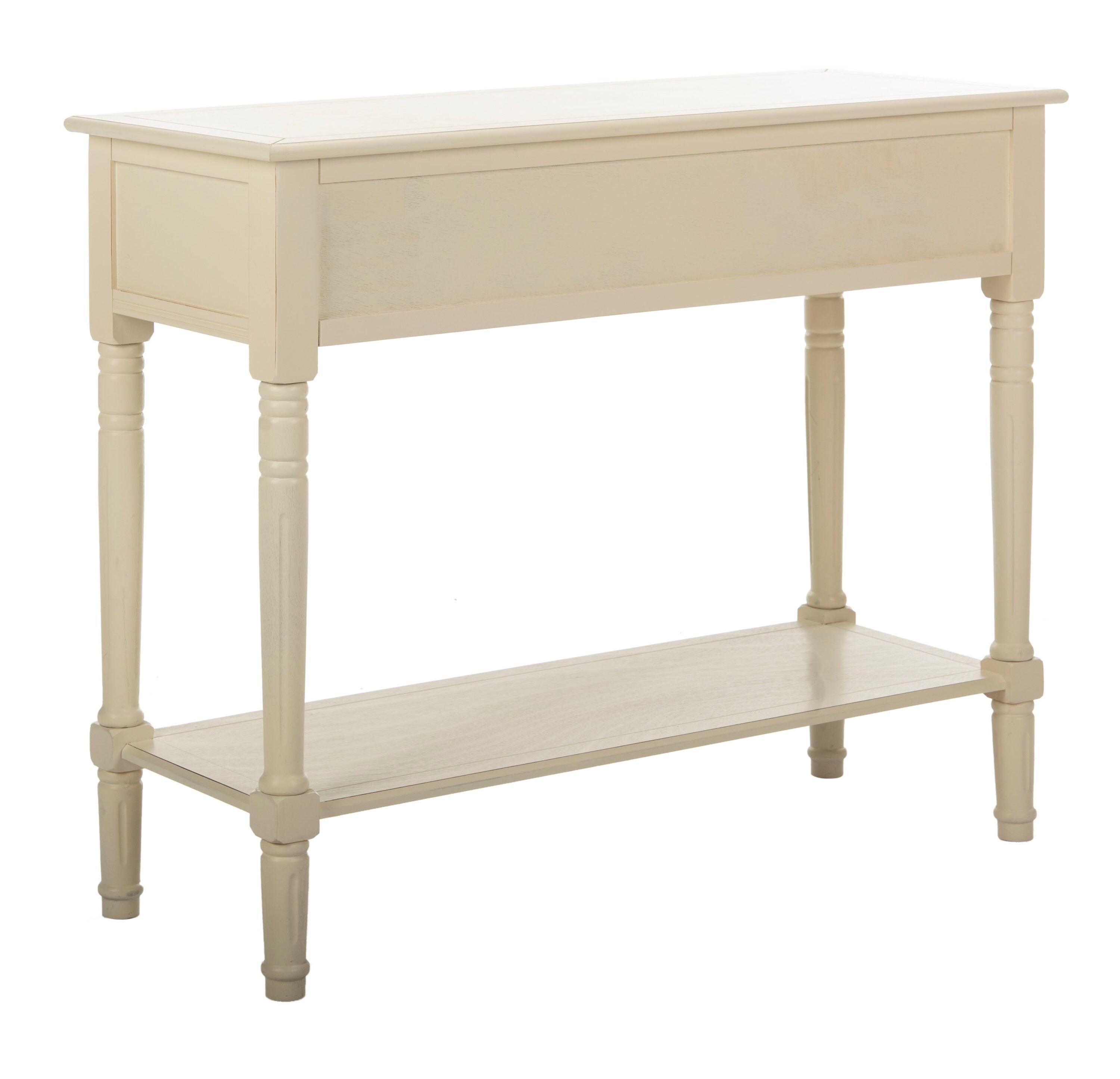 Samantha Console Table - Distressed Cream - Safavieh