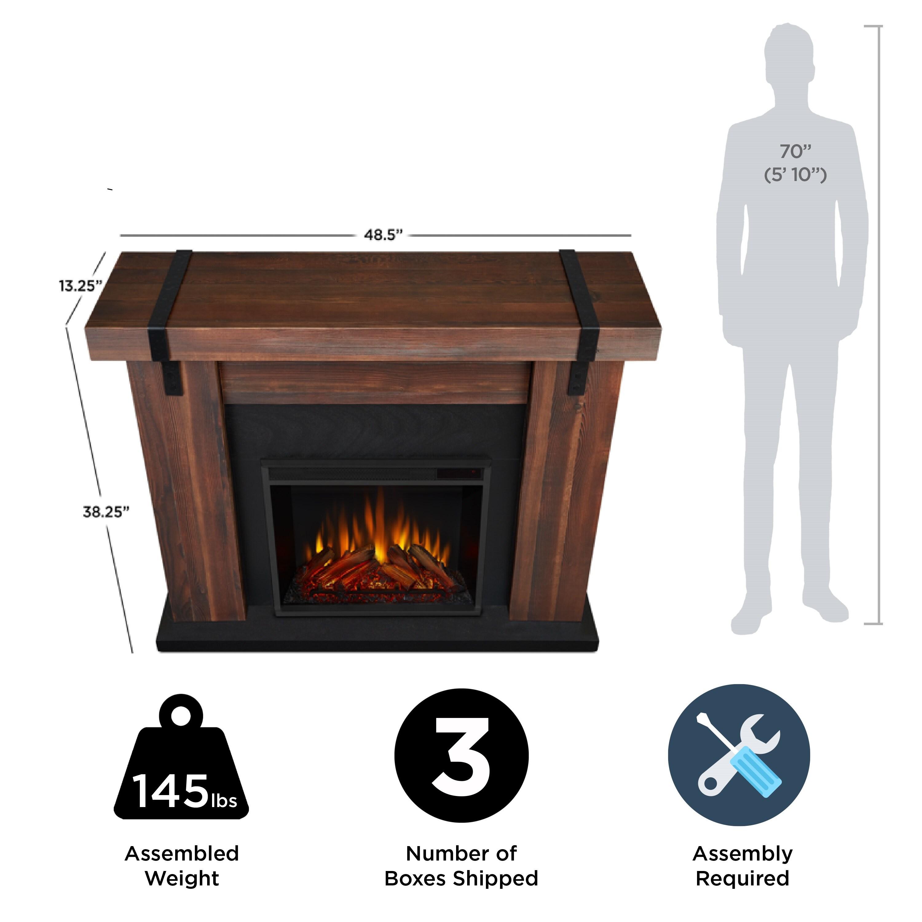 Aspen 49" Electric Fireplace by Real Flame