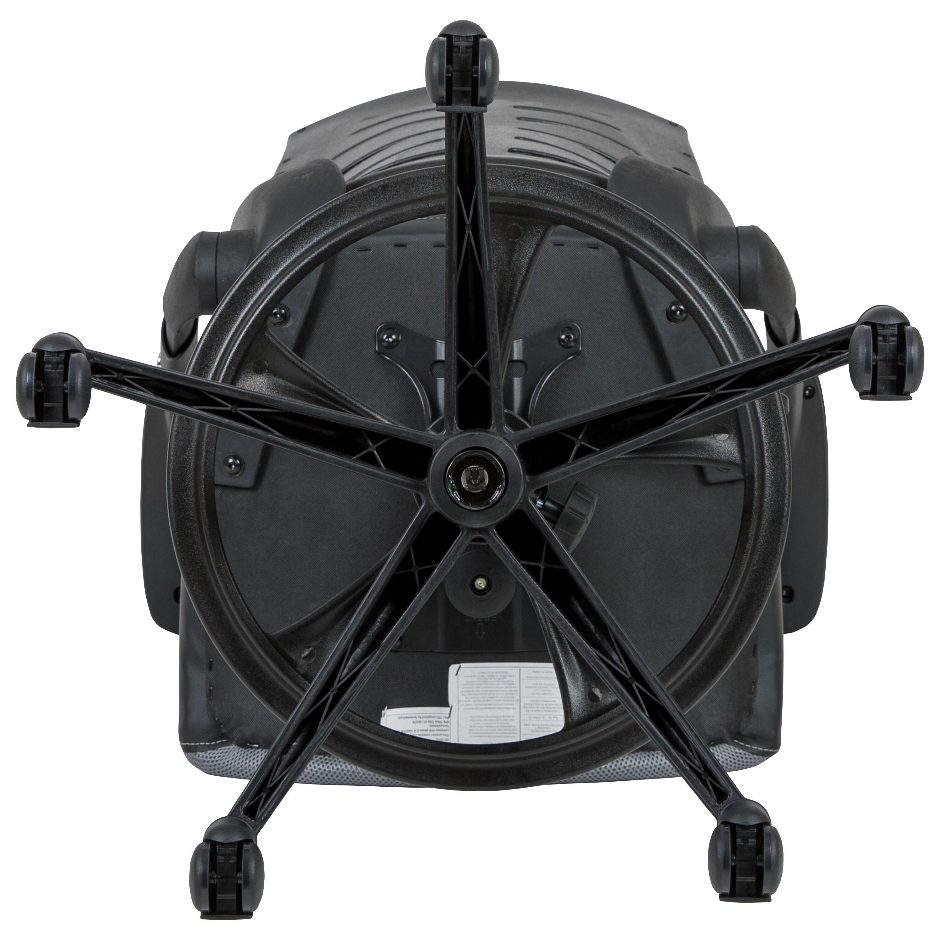 High Back Mesh Spine-Back Ergonomic Drafting Chair with Adjustable Foot Ring