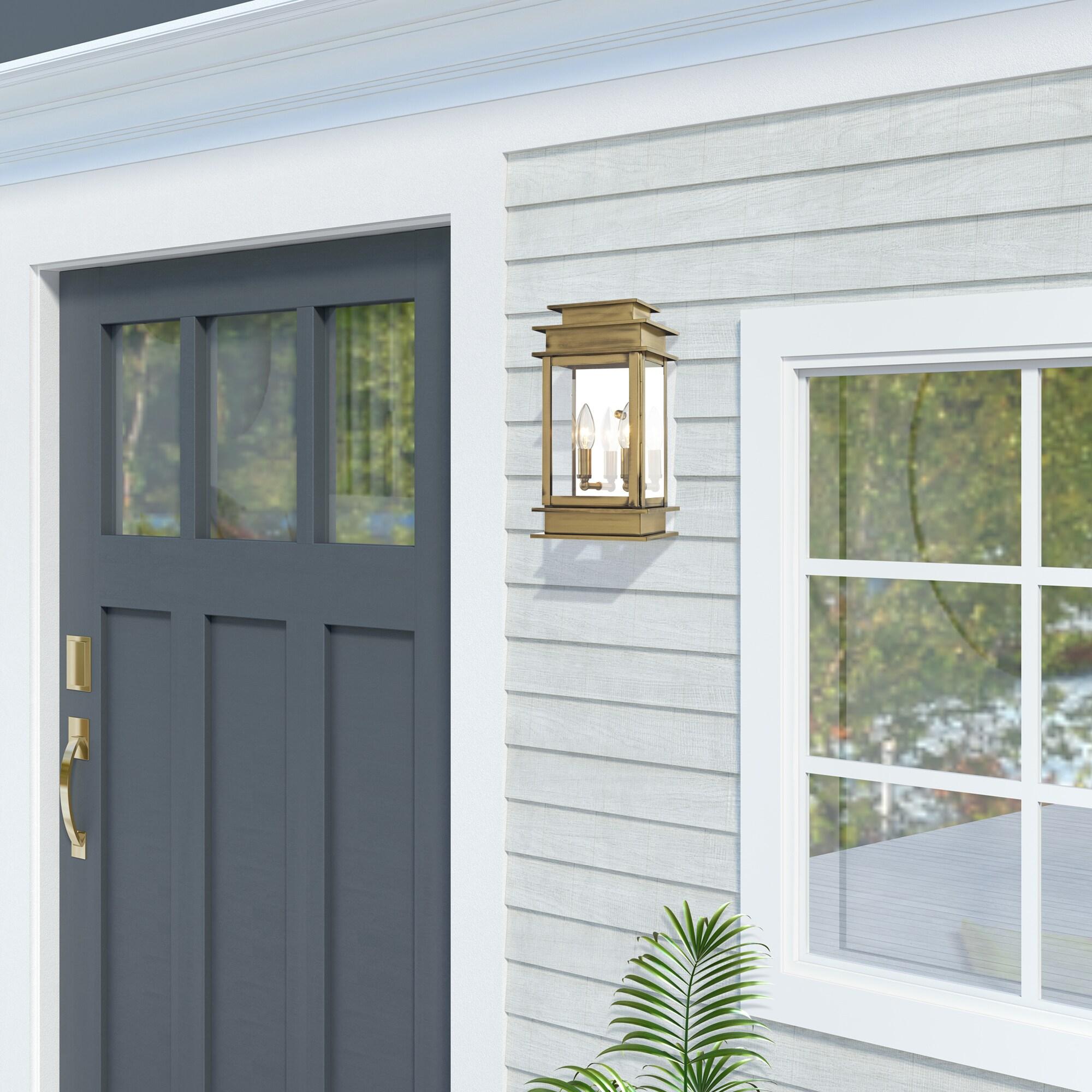 Livex Lighting Princeton 2 - Light Wall Light in  Antique Brass