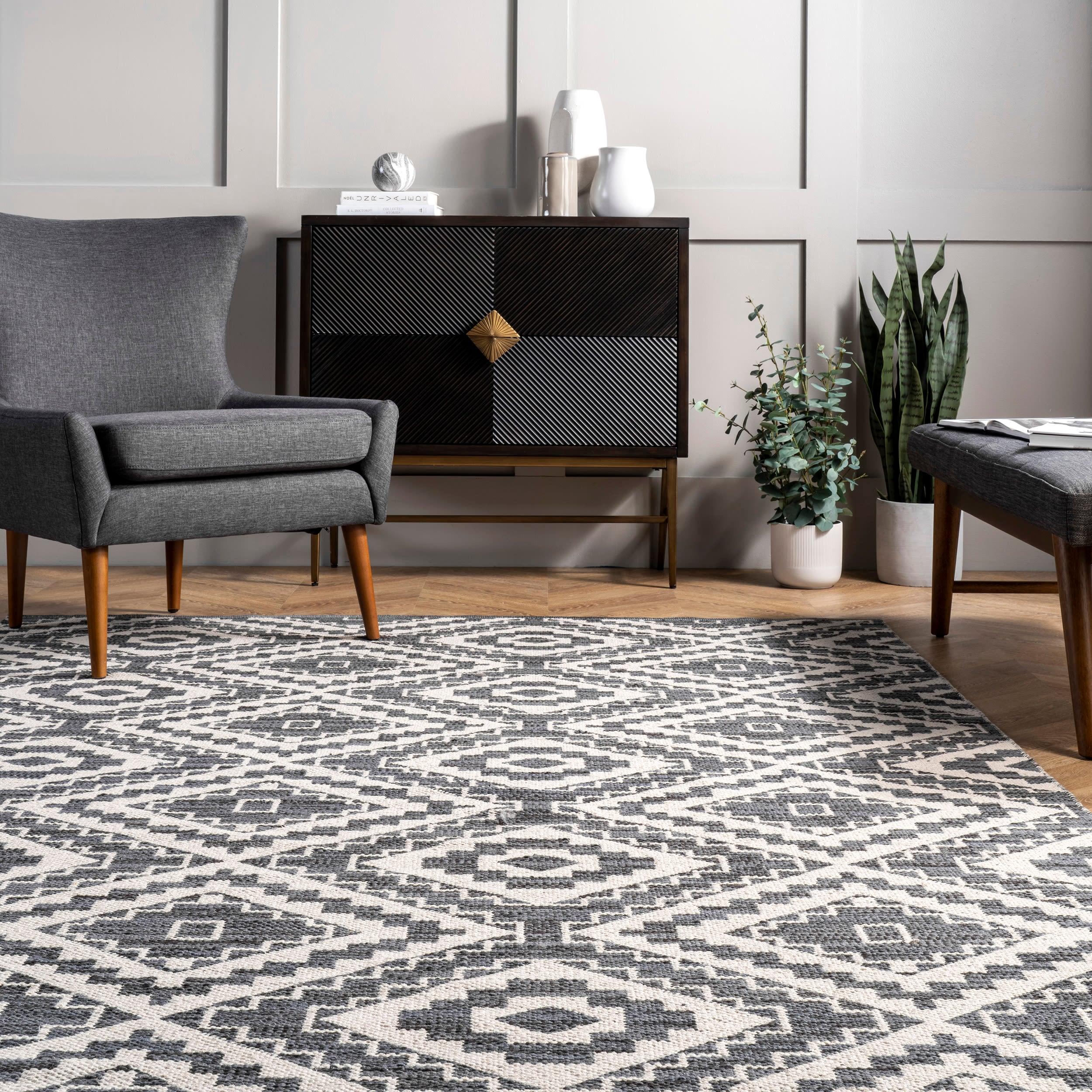 Nuloom Thea Geometric Aztec Cotton Indoor Area Rug, 3' x 5'