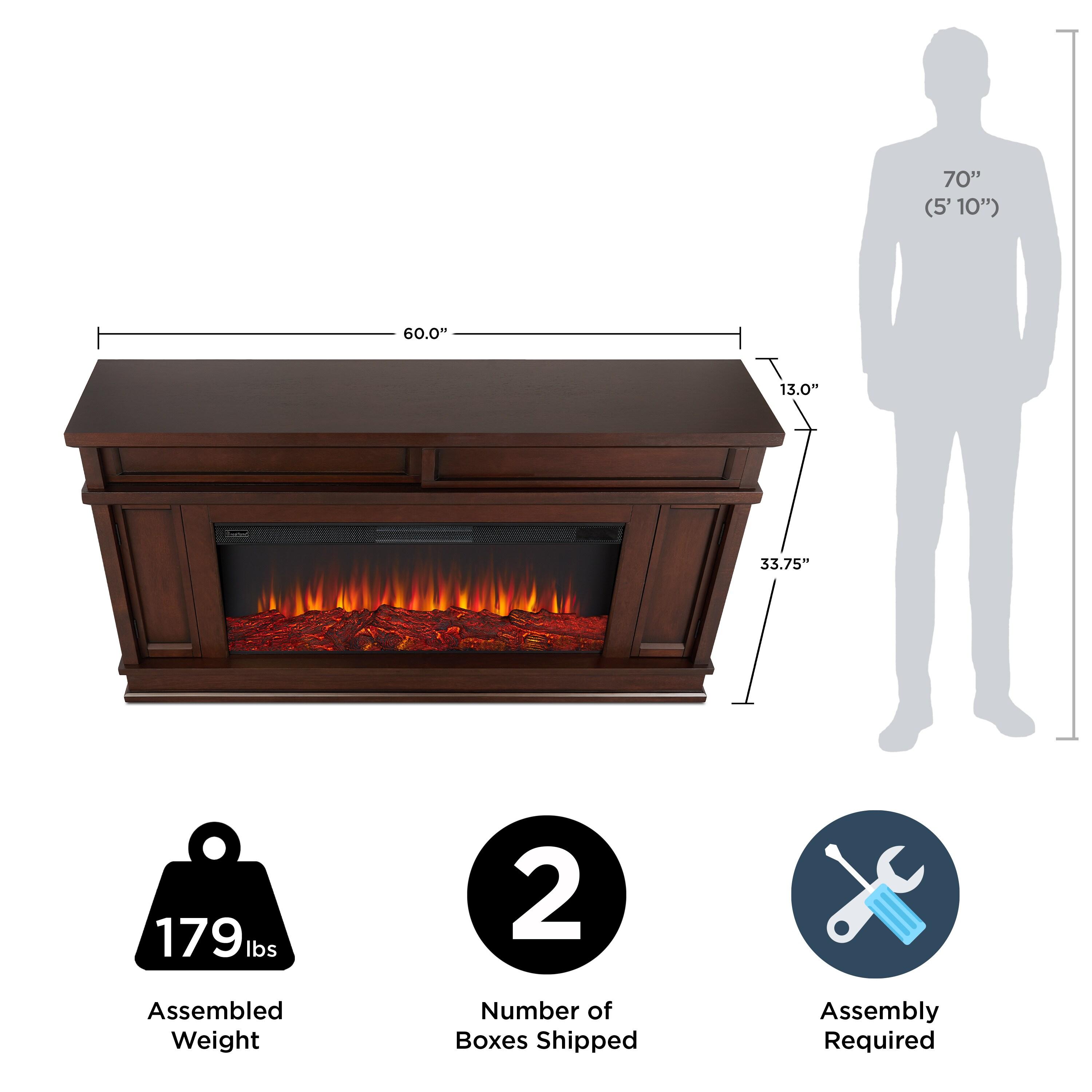 Torrey 60" Landscape Electric Fireplace by Real Flame