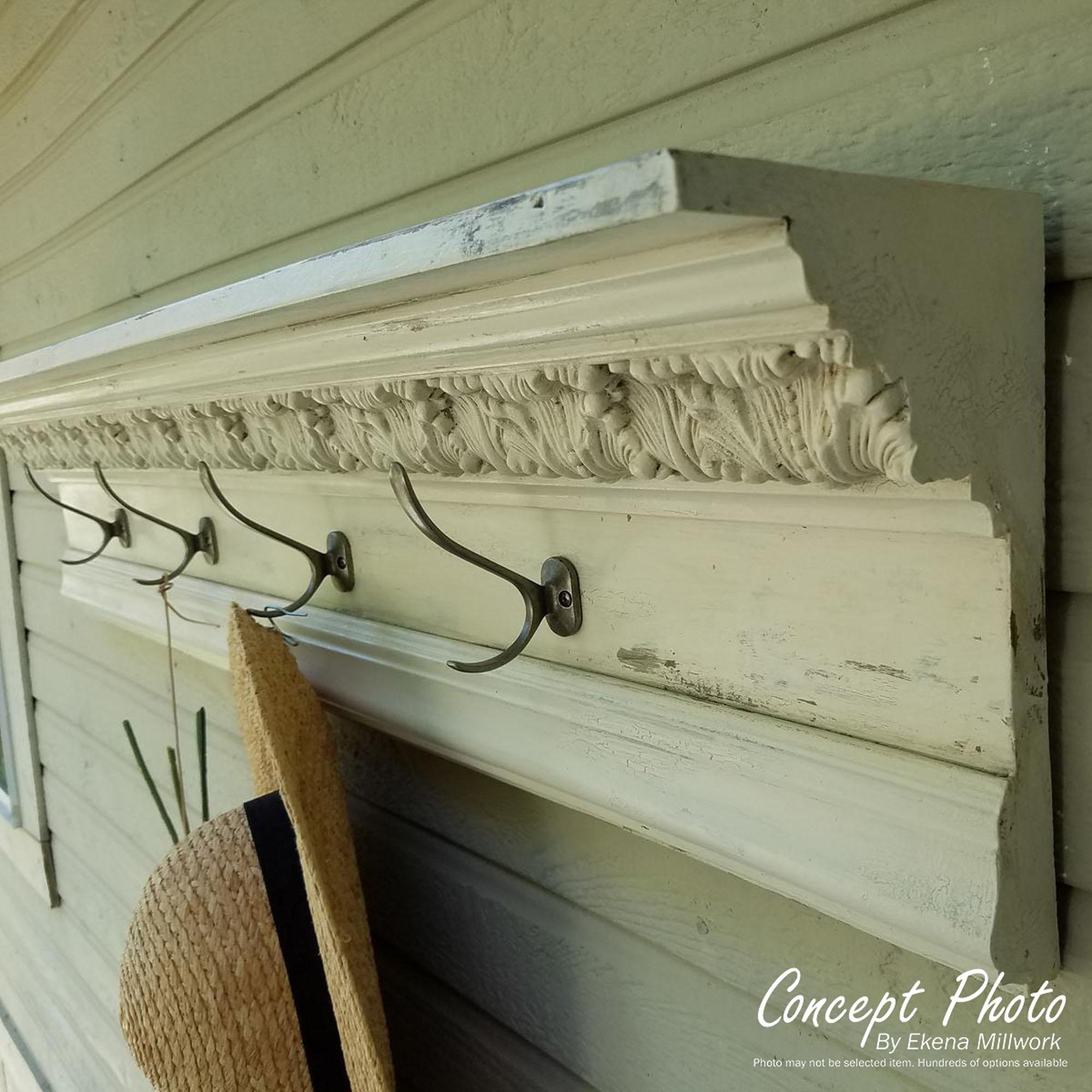 Ekena Millwork 4"H x 3/8"P x 94 1/2"L Fluted Panel Moulding