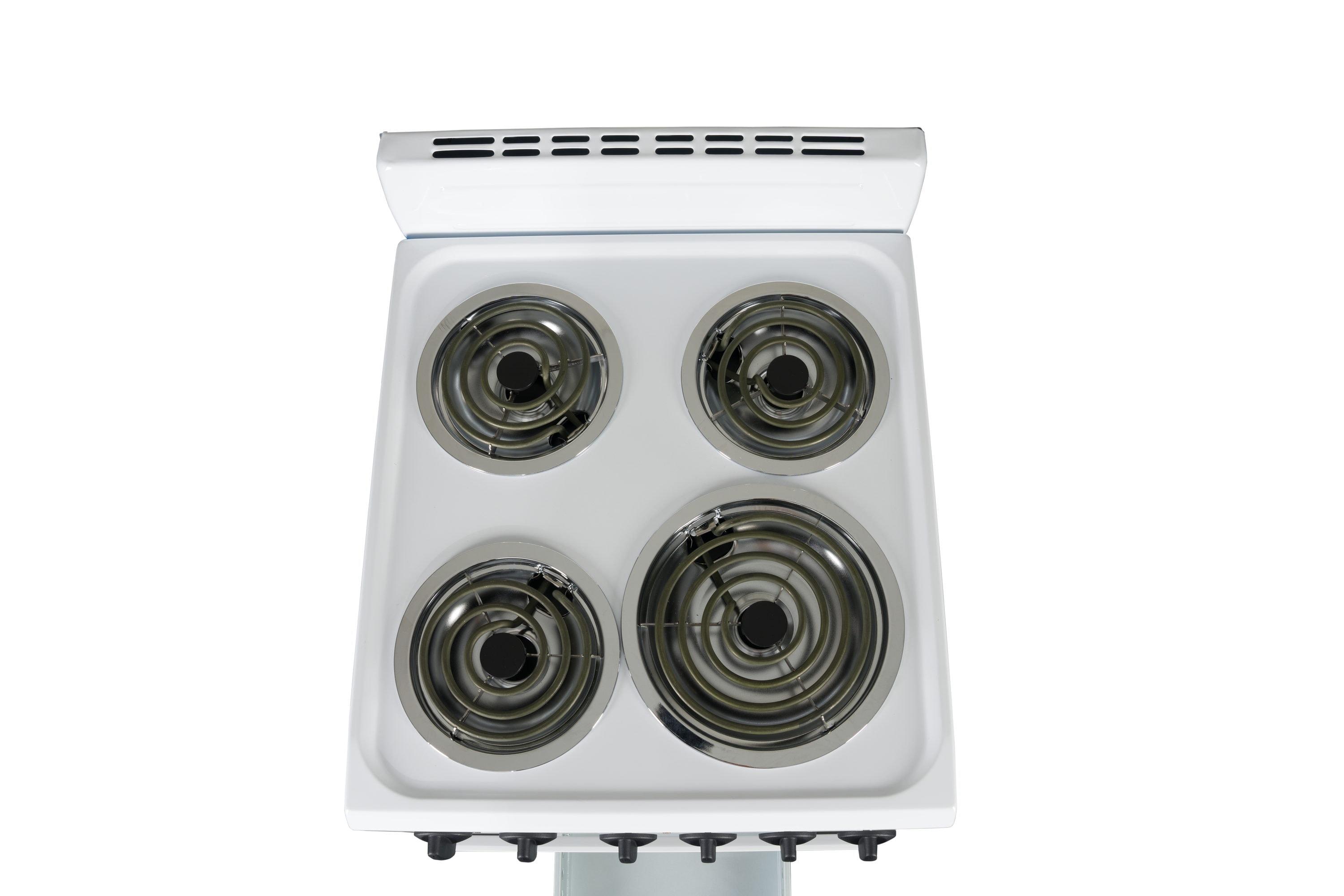 Premium Levella 20" 2.2 Cubic Feet Smart Electric Free Standing Range with 4 Burners