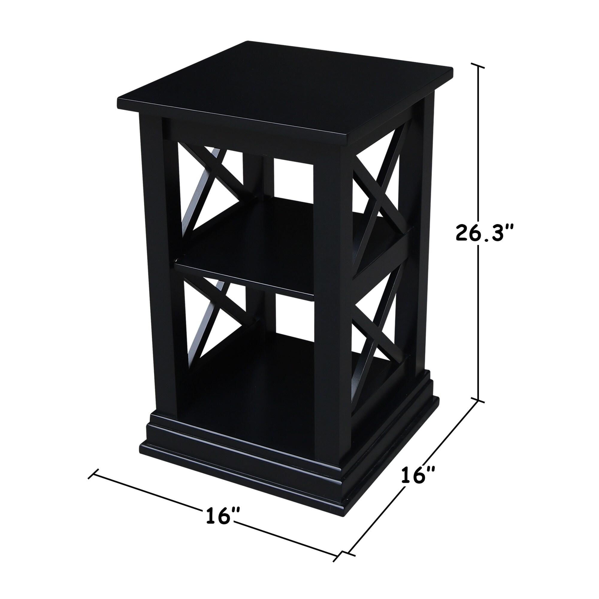 Hampton Accent Table with Shelves - International Concepts