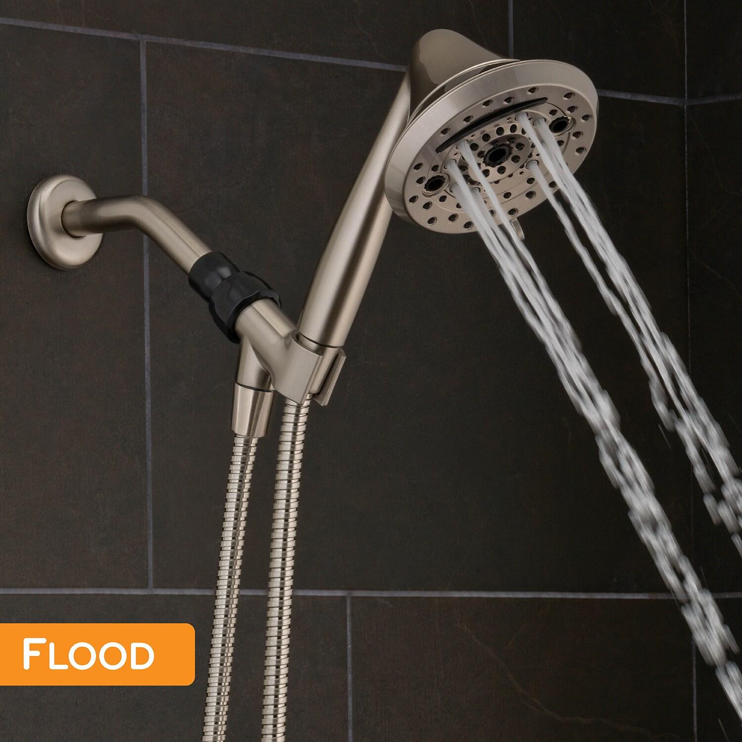 Oxygenics 114187 5 in. 1.8GPM Amp Brushed Nickel Shower Head