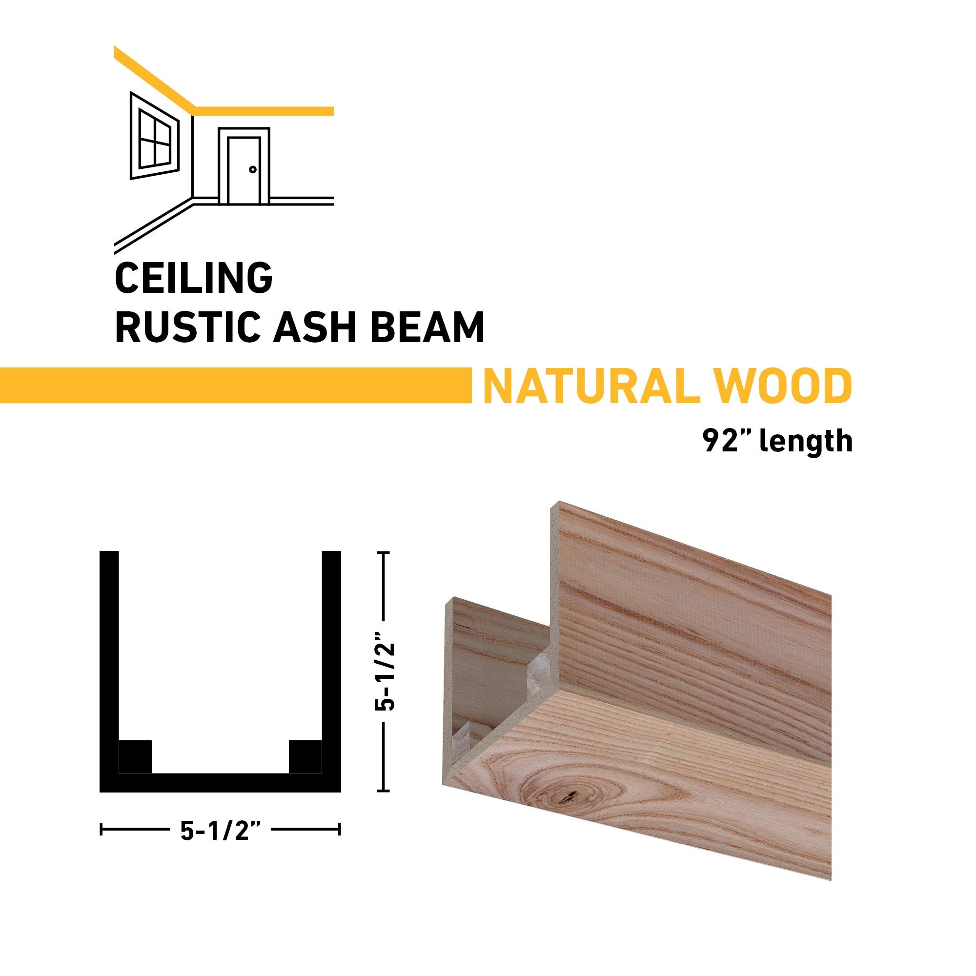 Ornamental Mouldings Rustic Box Beam Ash