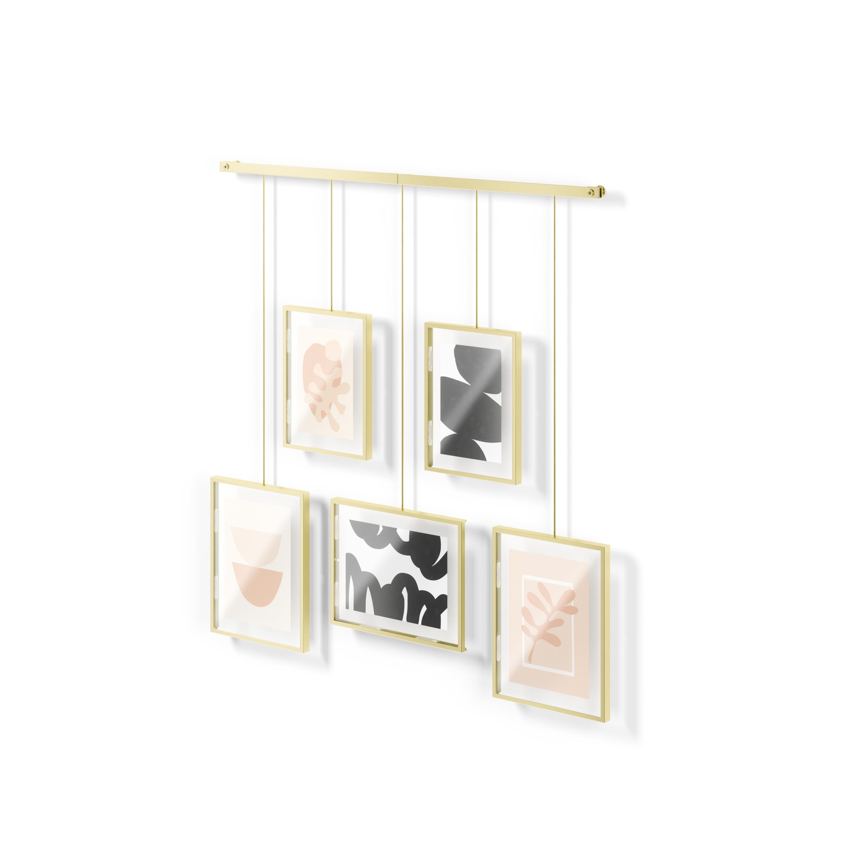 Black Metal Picture Frame - Set of 5
