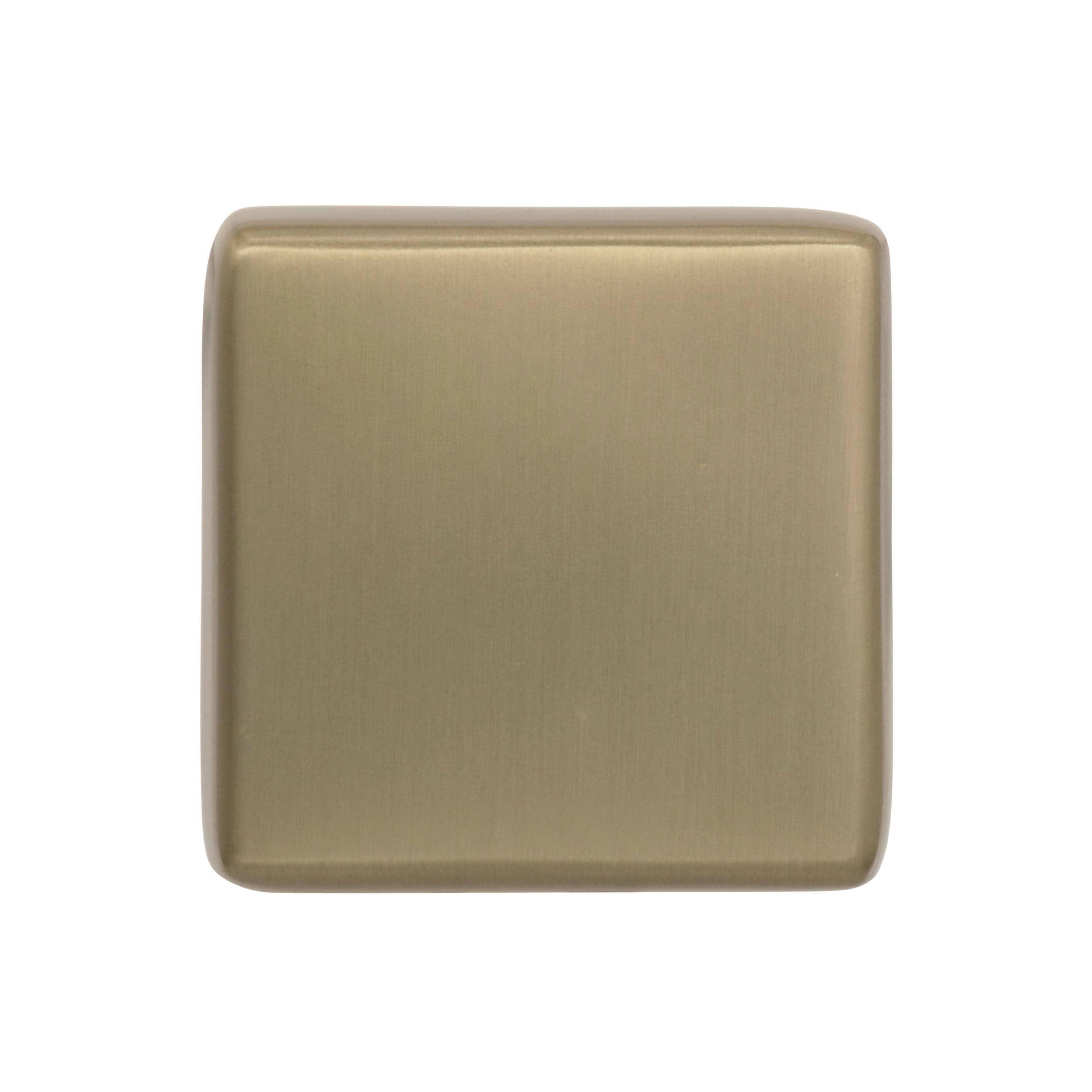 Amerock Blackrock 1-3/16 inch (30mm) Length Golden Champagne Cabinet Knob