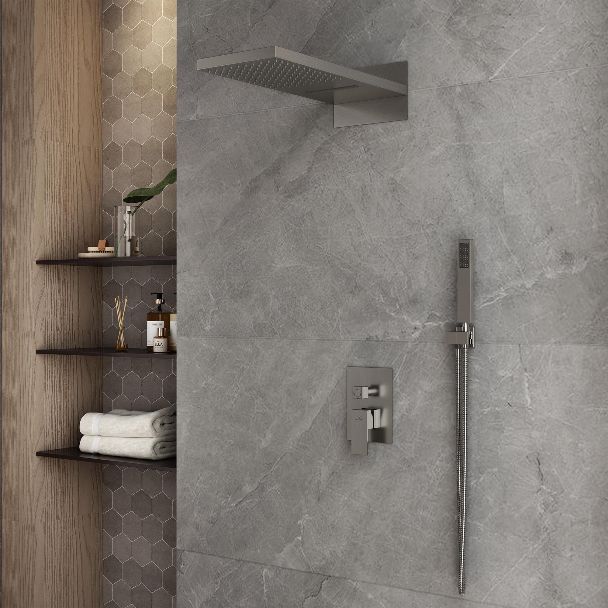 Cascade Bliss Luxury Complete Shower System with Rough-in Valve
