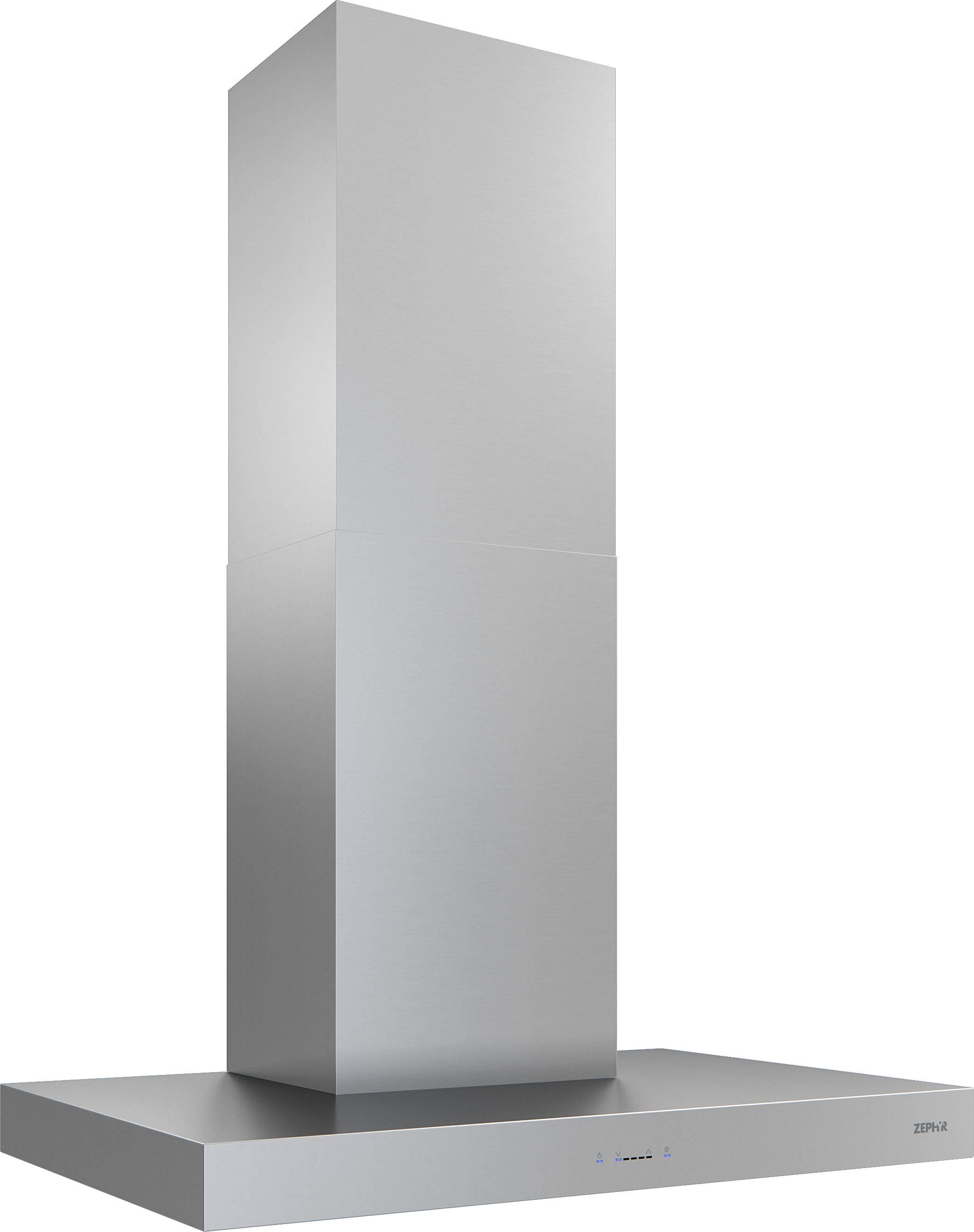 Zephyr 36" Roma 600 CFM Convertible Wall Mount Range Hood in Gray with Nightlight