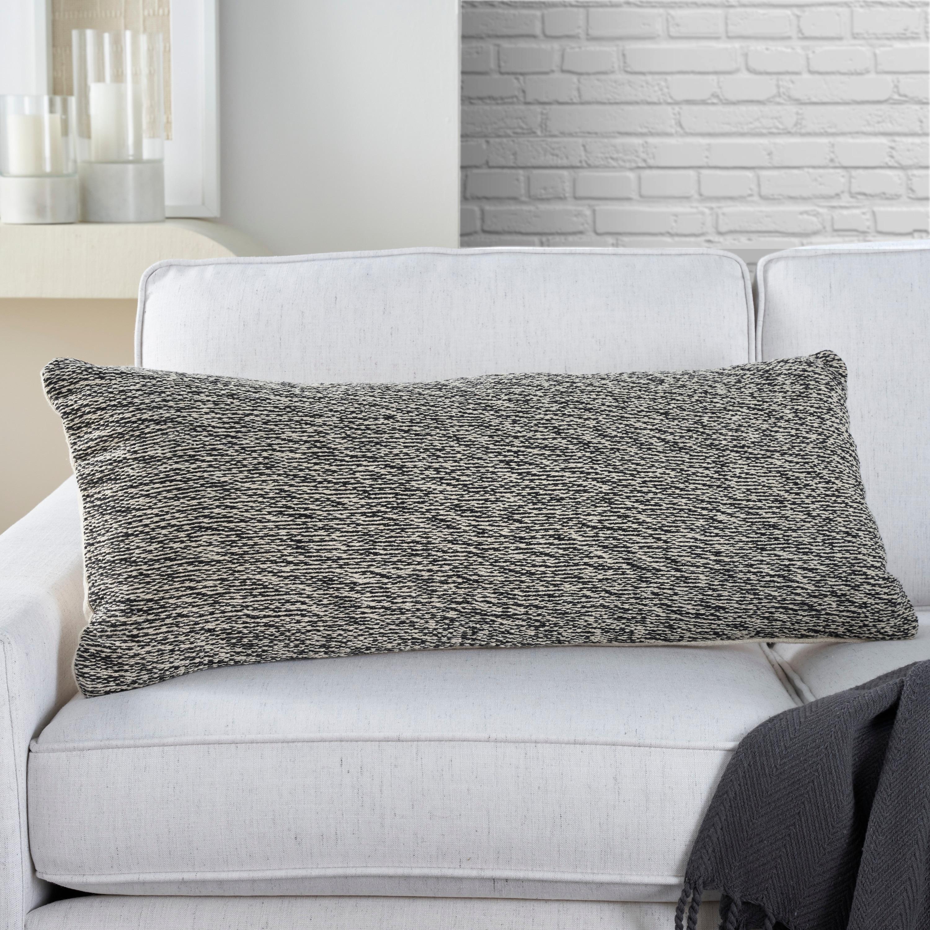 Cotton Reversible Throw Pillow