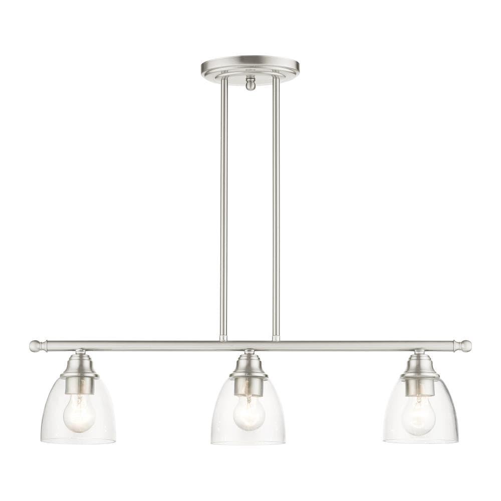 Livex Lighting Montgomery 3 - Light Chandelier in  Brushed Nickel