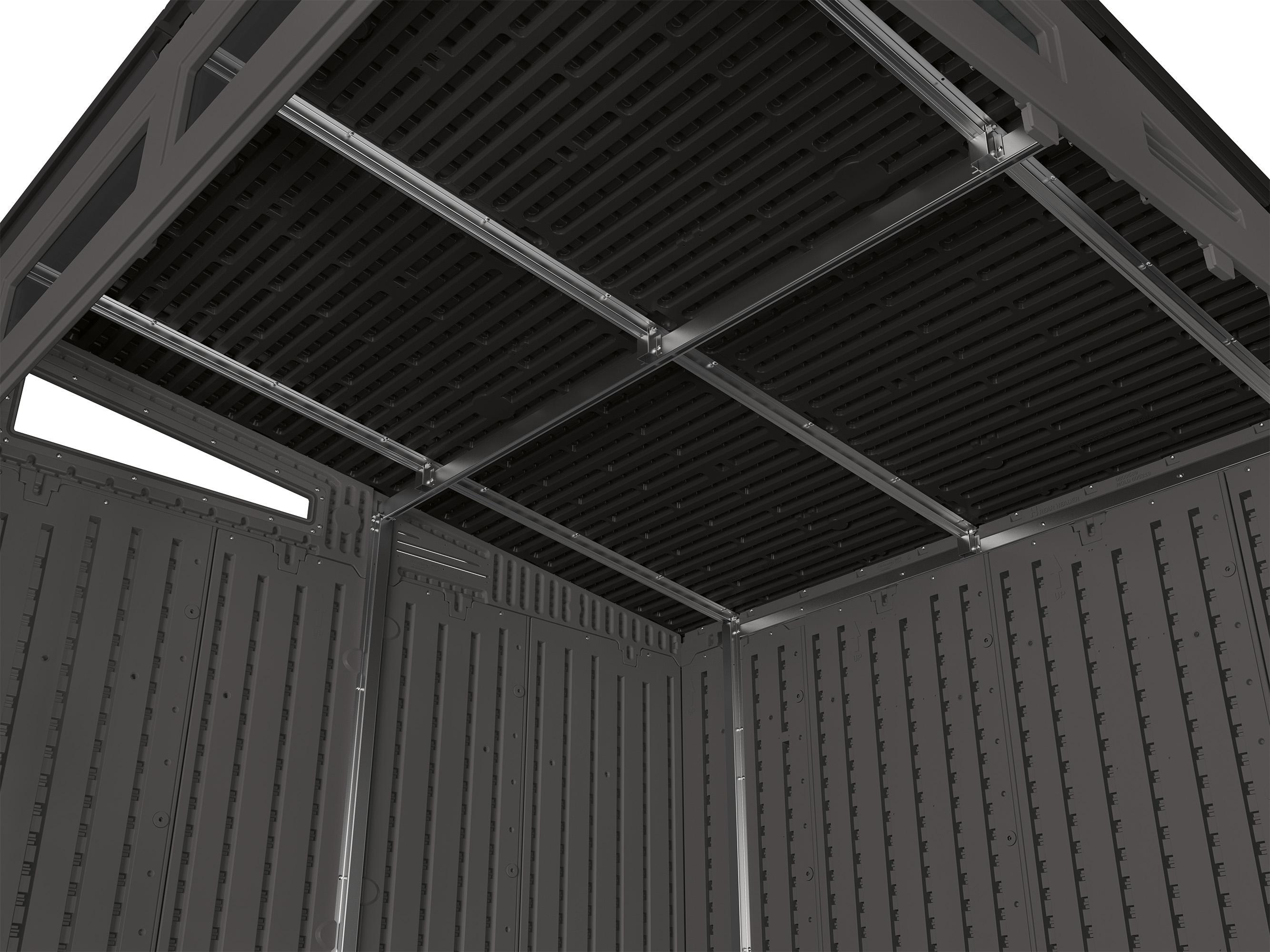 Suncast Suncast Modernist 7 ft. W x 7 ft. D Resin Storage Shed