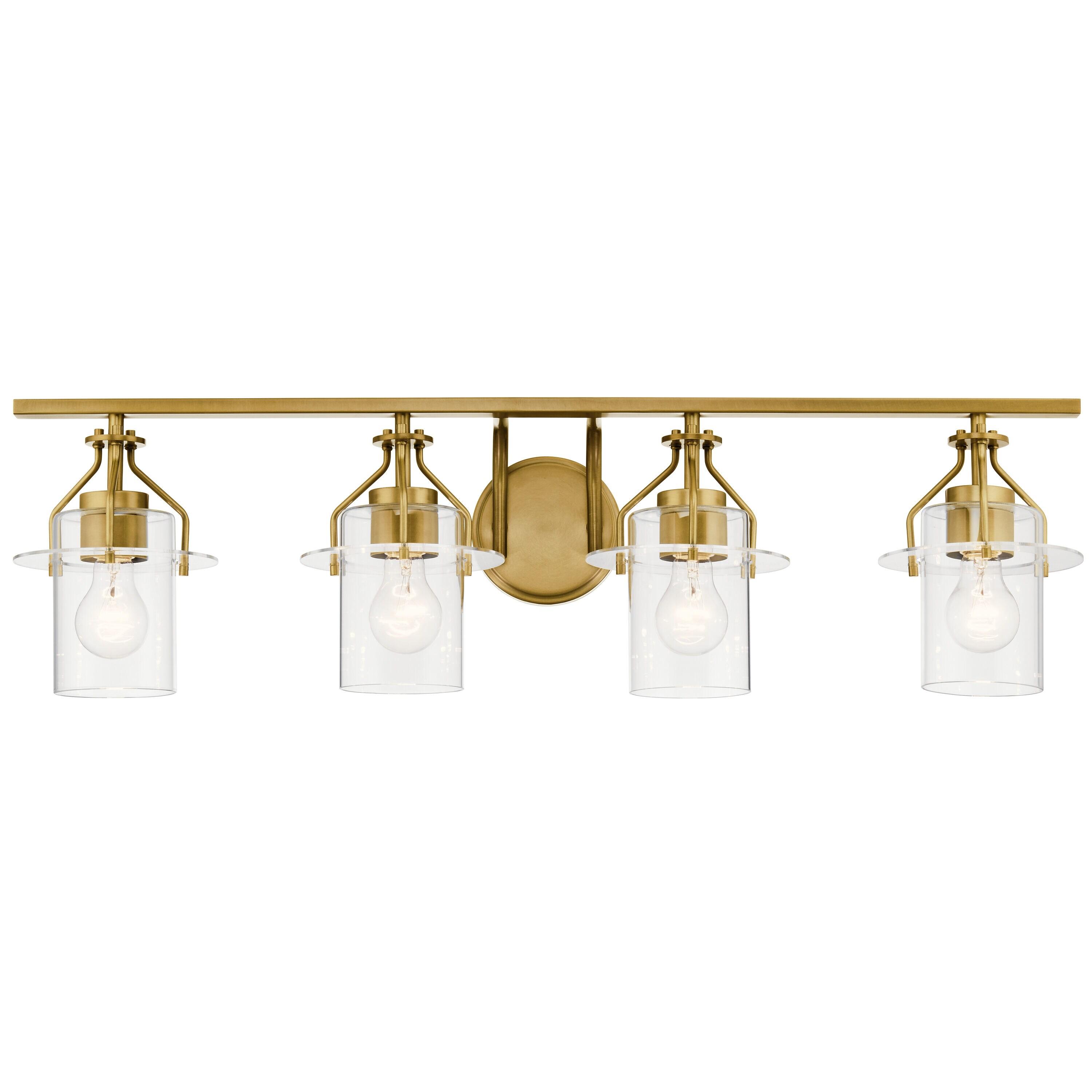 Kichler Lighting Everett 4 - Light Vanity in  Brushed Brass