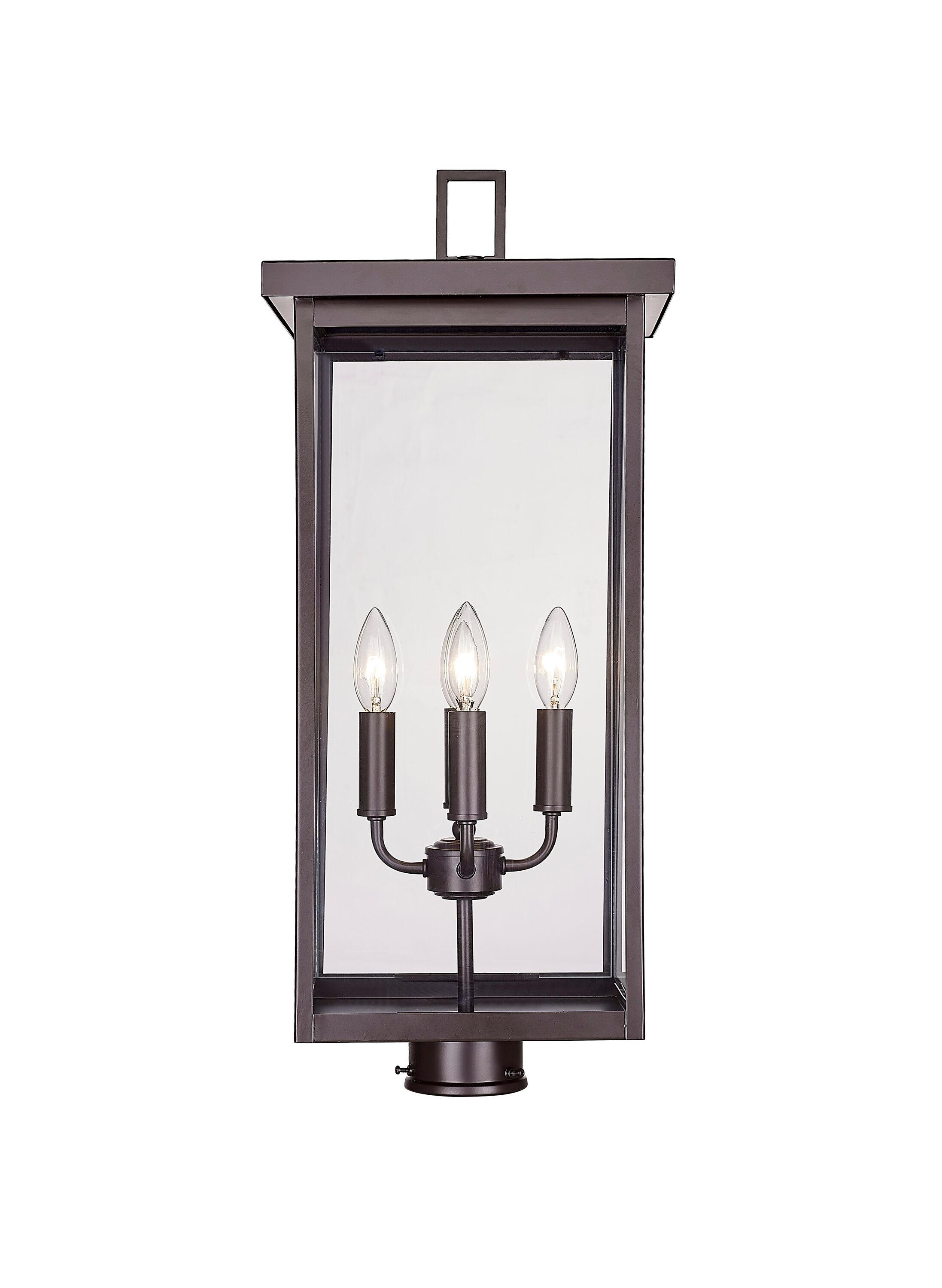 Millennium Lighting Barkeley 4 Light 26.13" Tall Outdoor Single Head Post Light