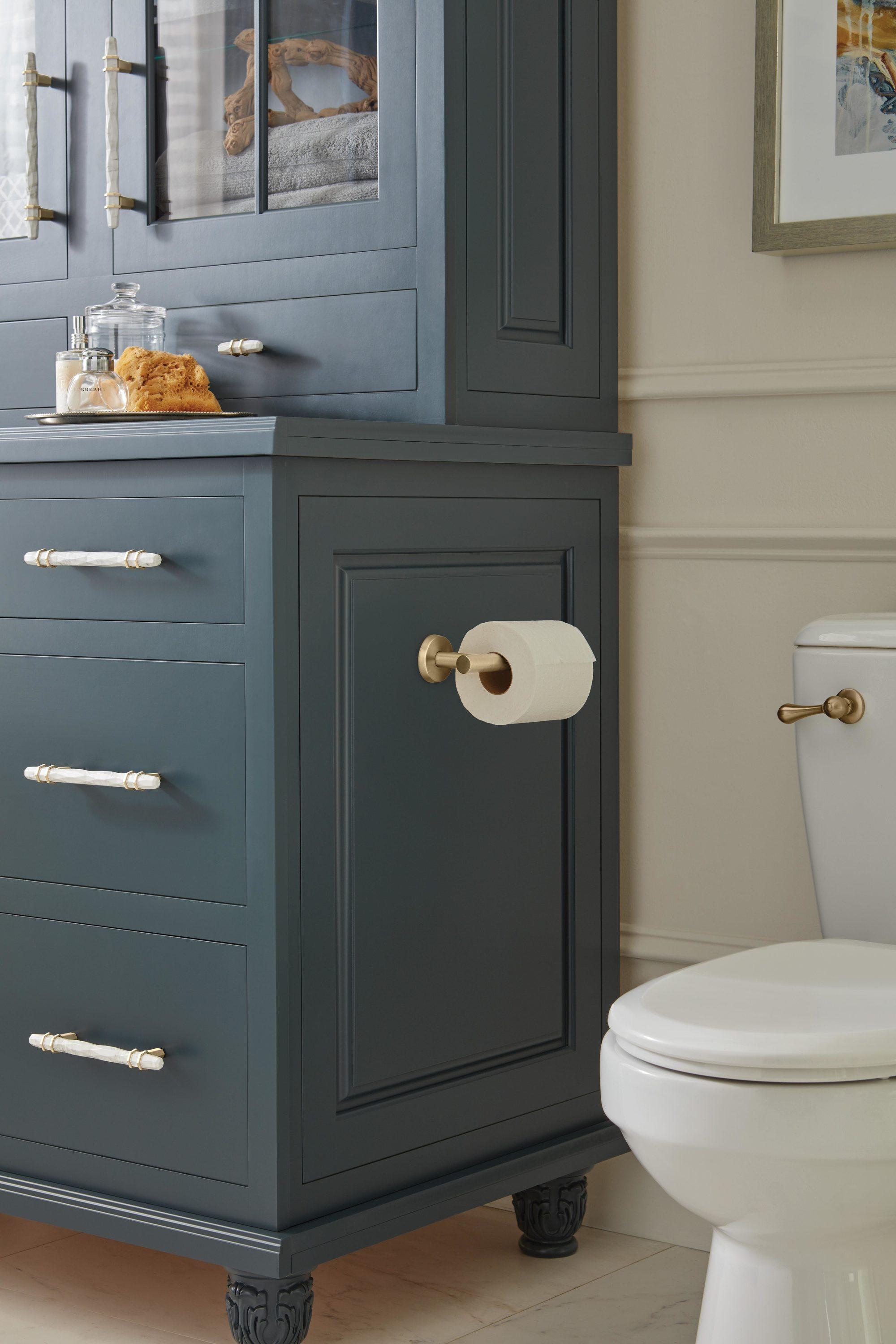 Amerock Arrondi™ Wall Mount Toilet Paper Holder BH26540BBZ
