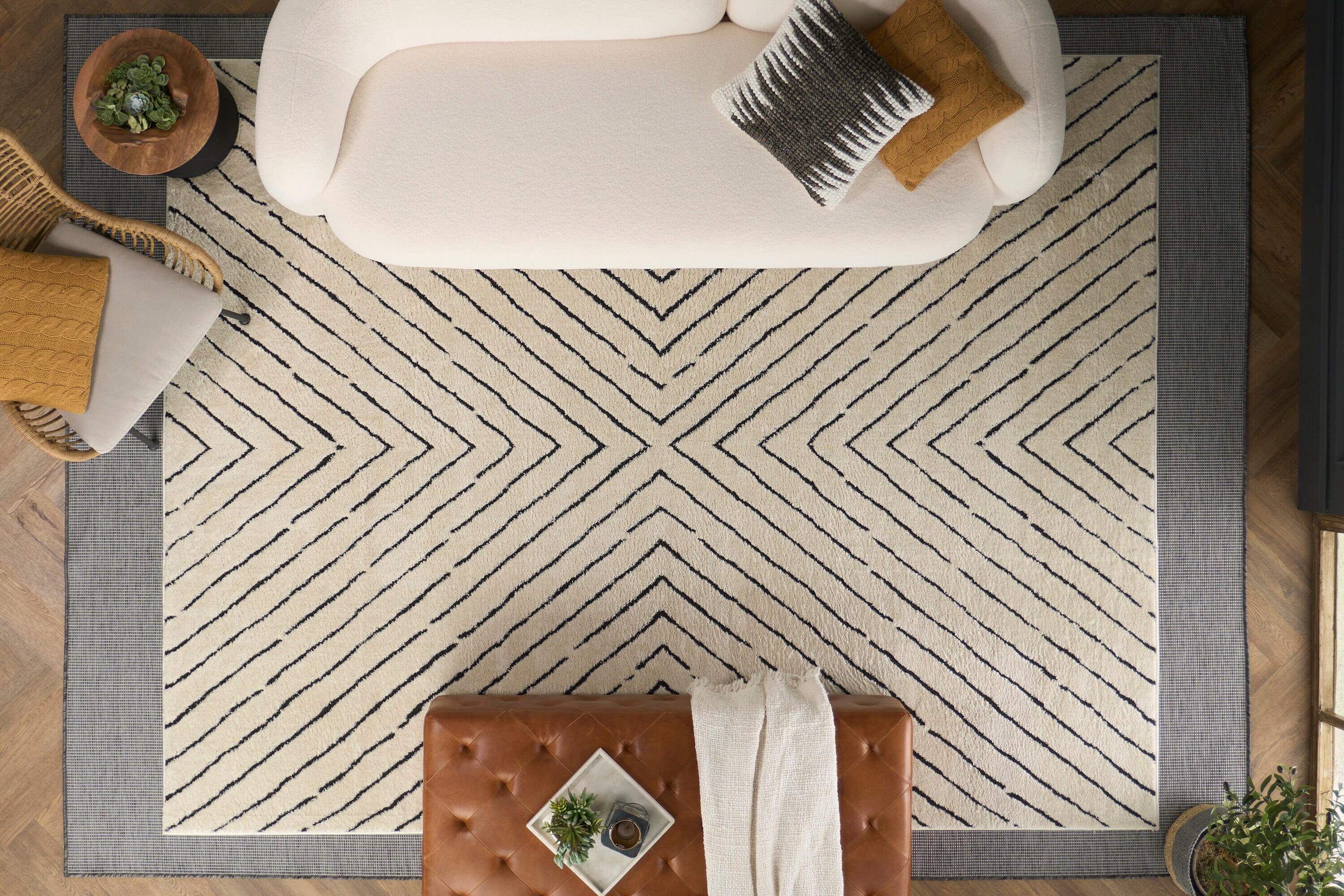 Nourison Positano POS01 Indoor/outdoor Area Rug - Charcoal 7' x 10'