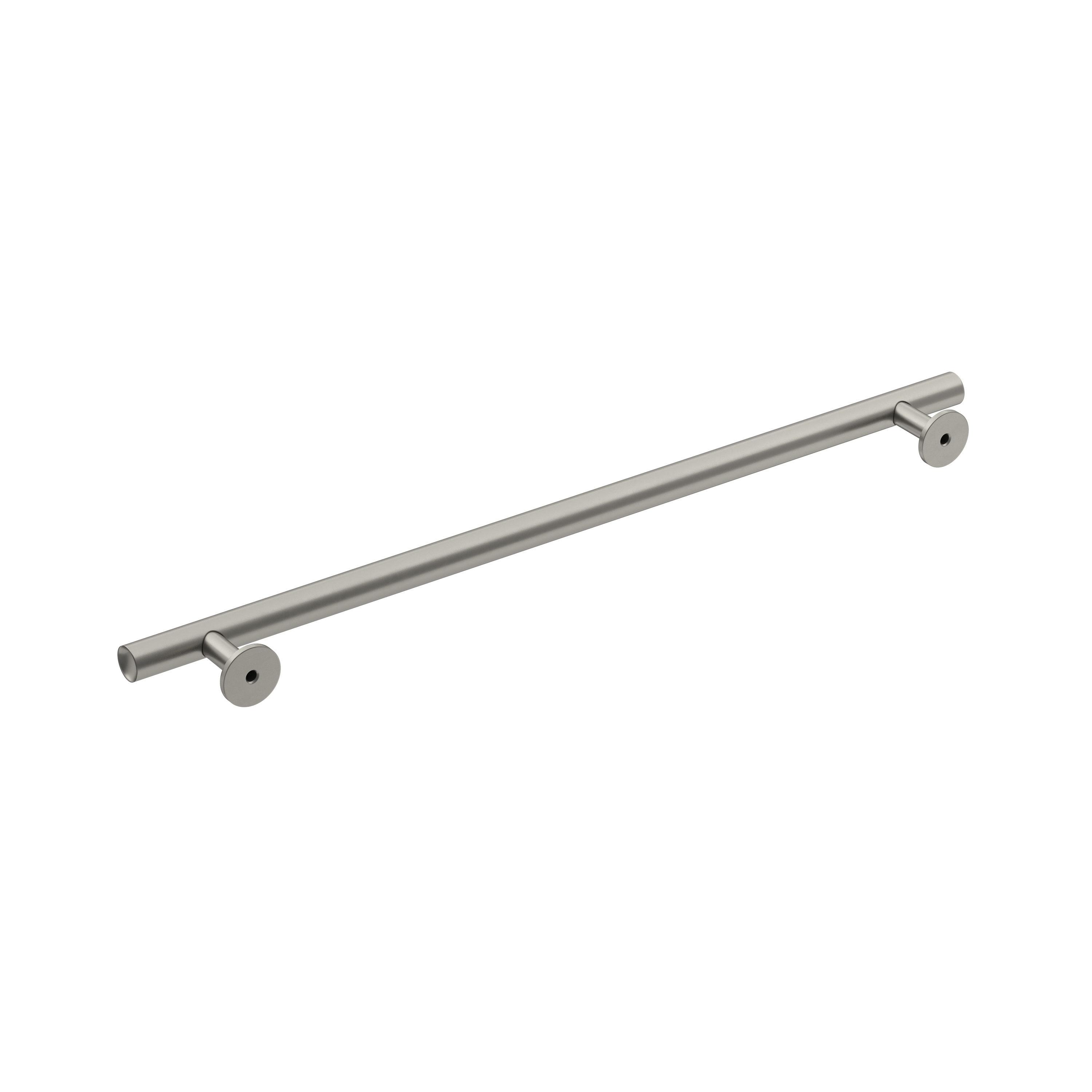 Amerock Radius 10-1/16 inch (256mm) Center-to-Center Satin Nickel Cabinet Pull