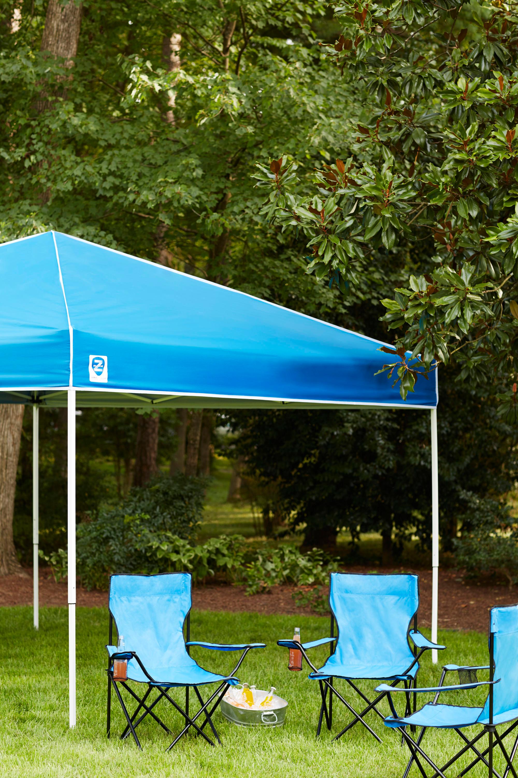 Z-Shade USA Everest 12 Ft. x 12 Ft. Blue Polyester Canopy ZSB12EVRBL