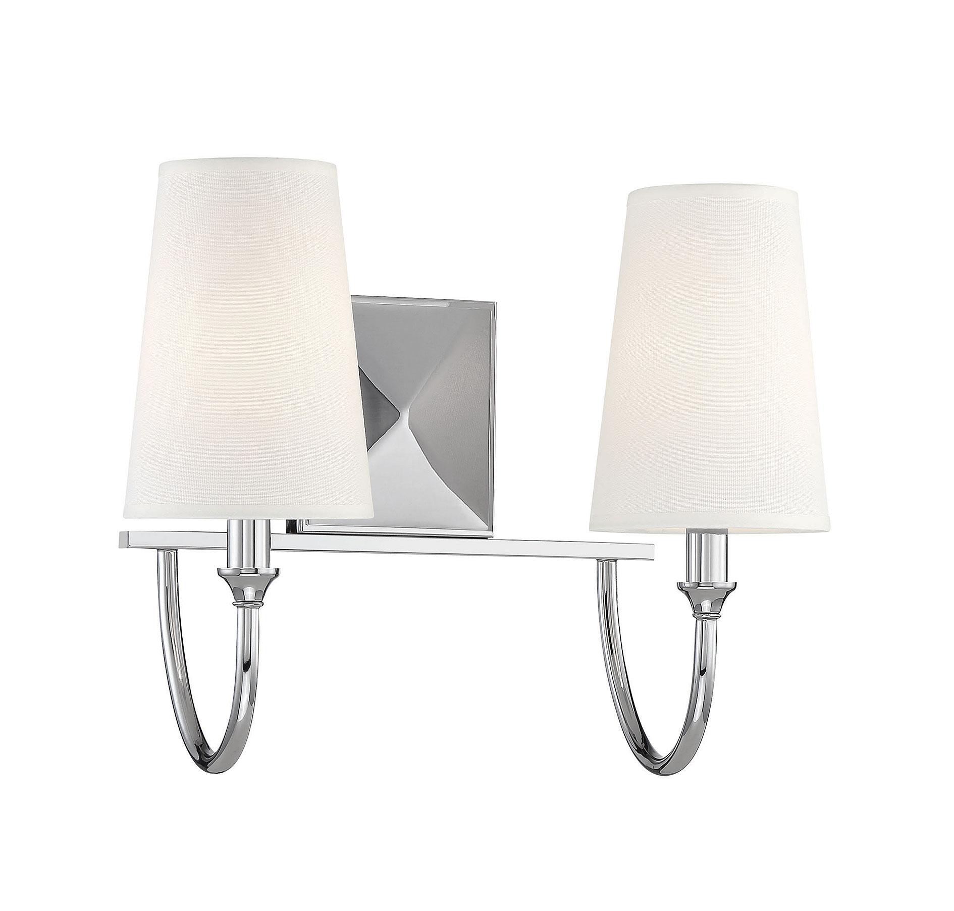 Savoy House Cameron 2 - Light Vanity in  Polished Nickel