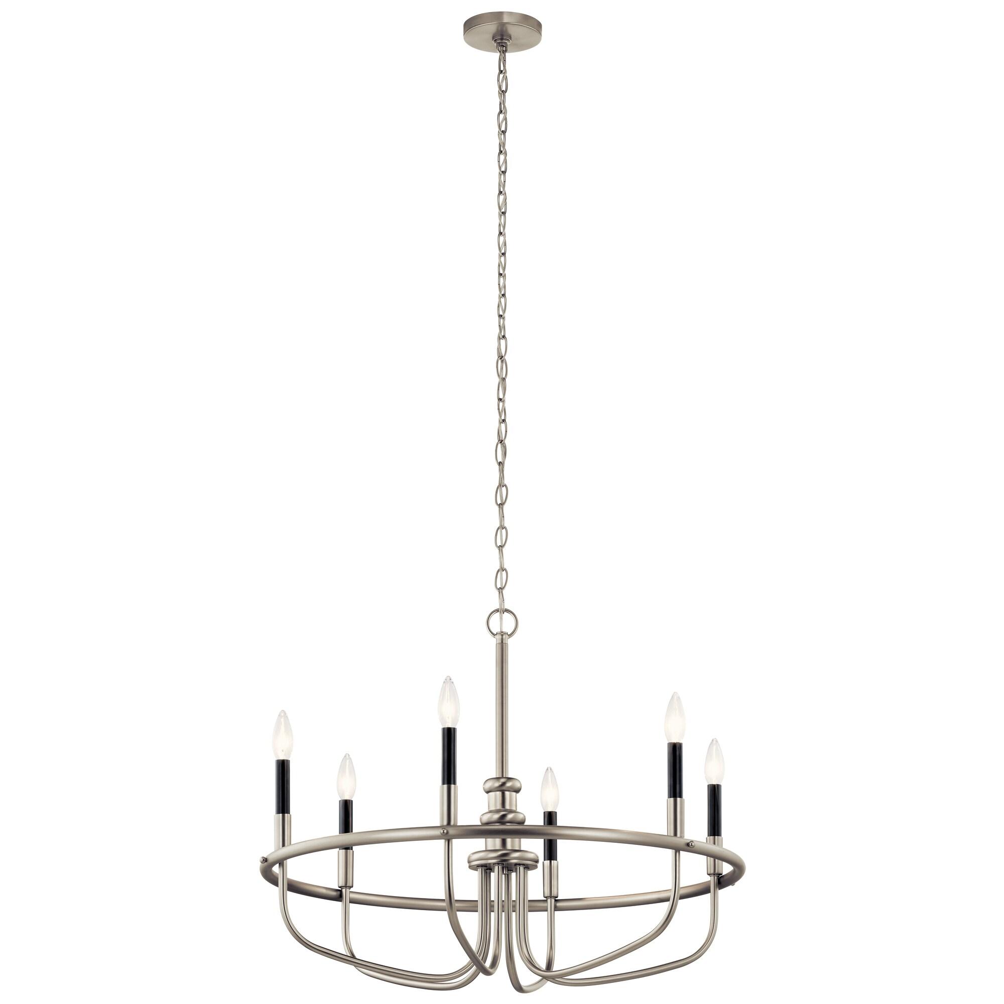 Kichler Lighting Capitol Hill 6 - Light Chandelier in  Brushed Nickel