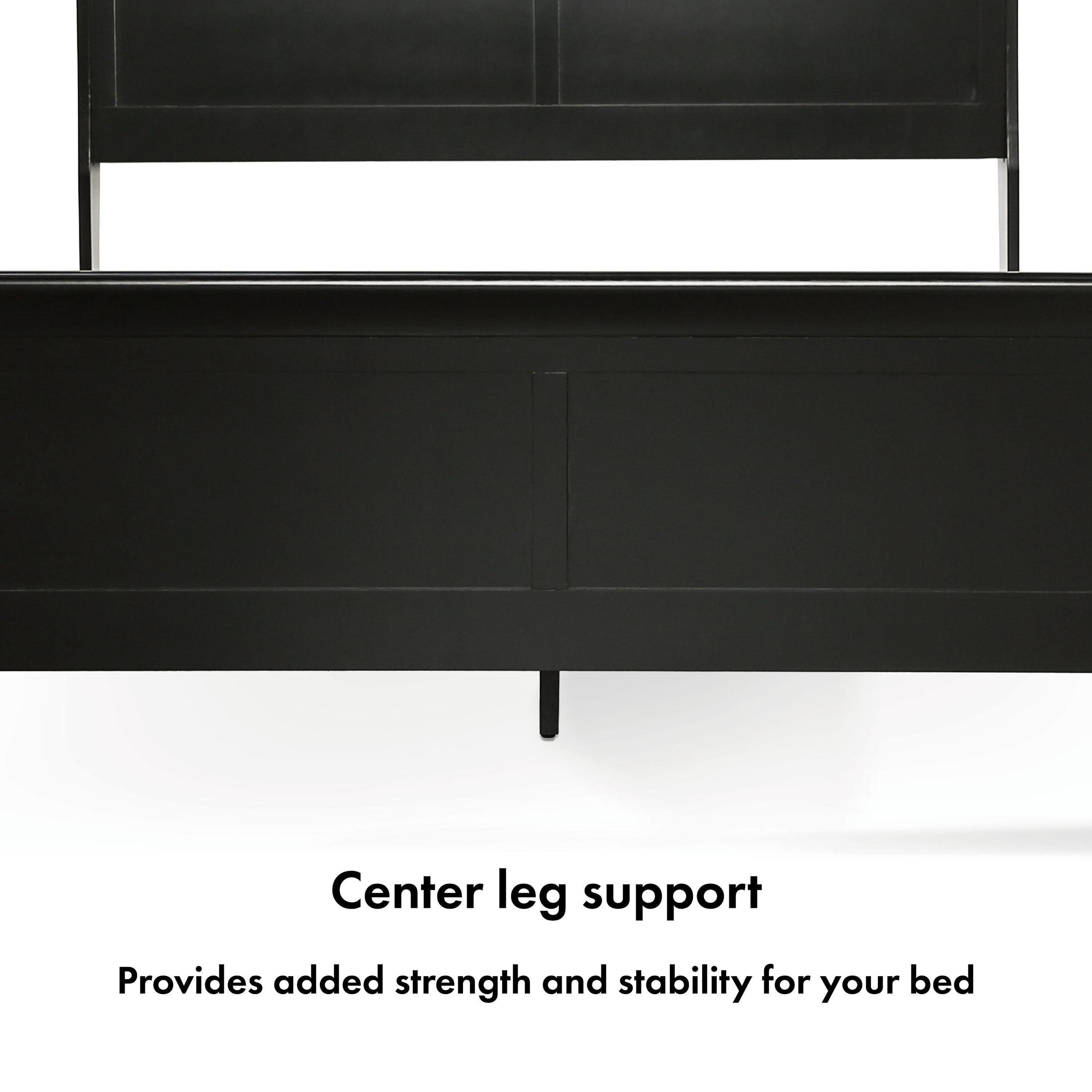 Furniture of America Toni Transitional Solid Wood Panel Twin Bed in Black