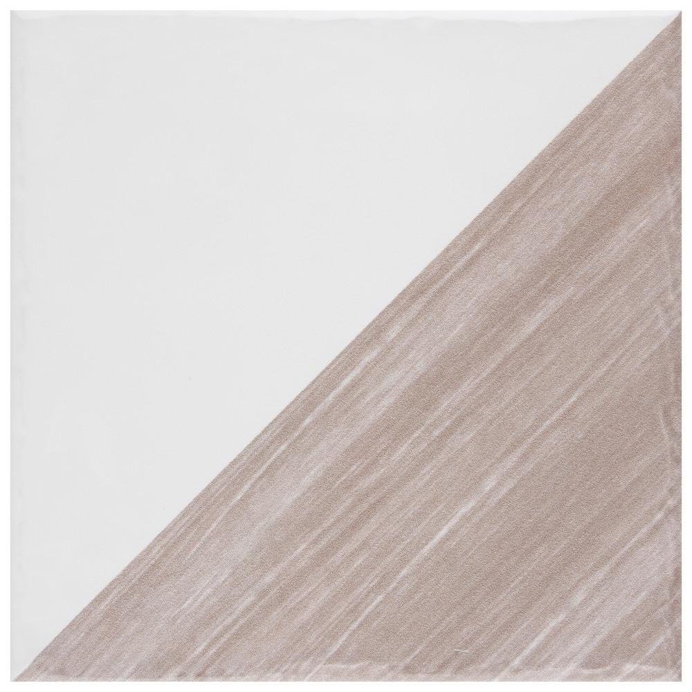 Triangle 6" x 6" Ceramic Patterned Wall Tile