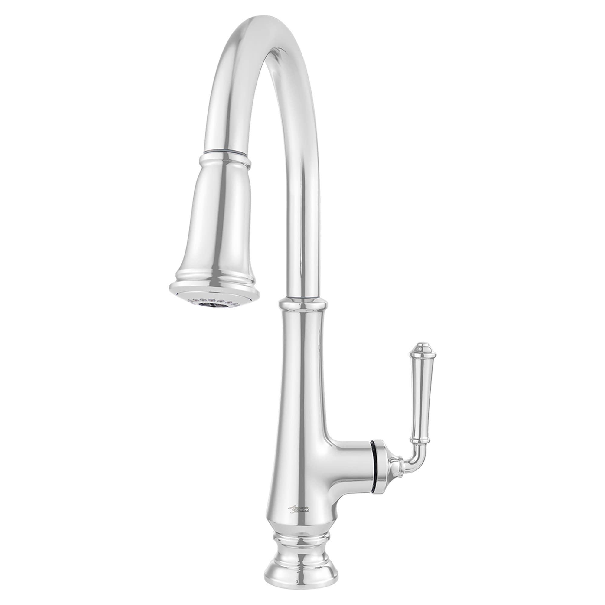Delancey Pull Down Single Handle Kitchen Faucet With Accessories