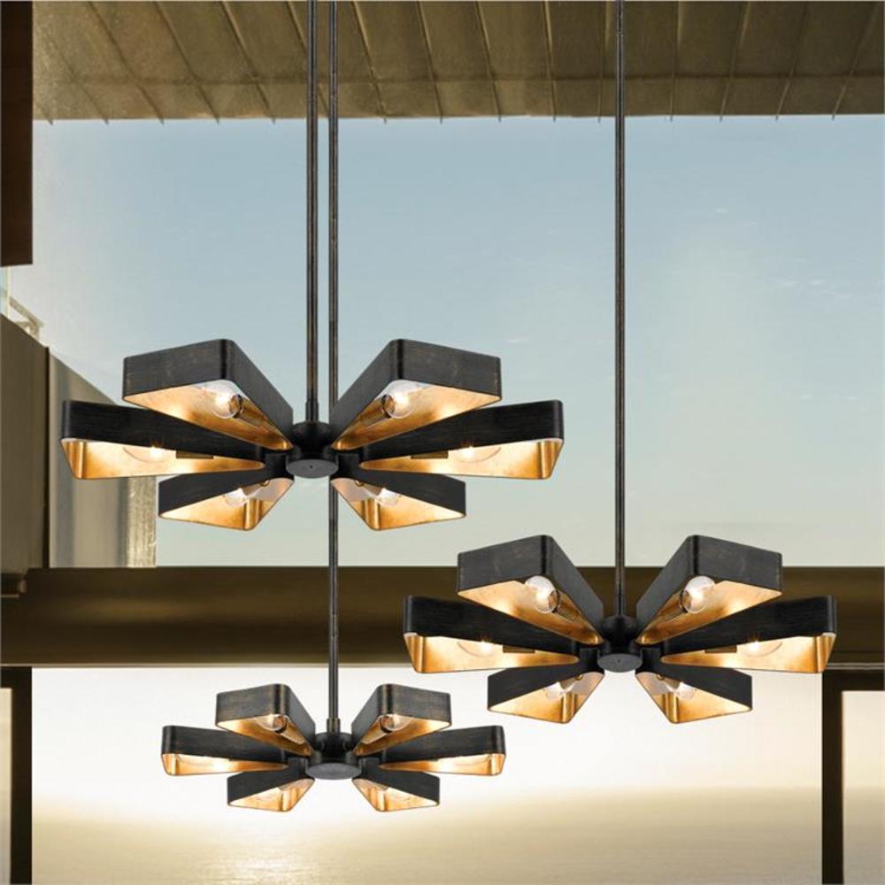 Crystorama Lighting - Six Light Chandelier - Chandelier - Luna - Six Light